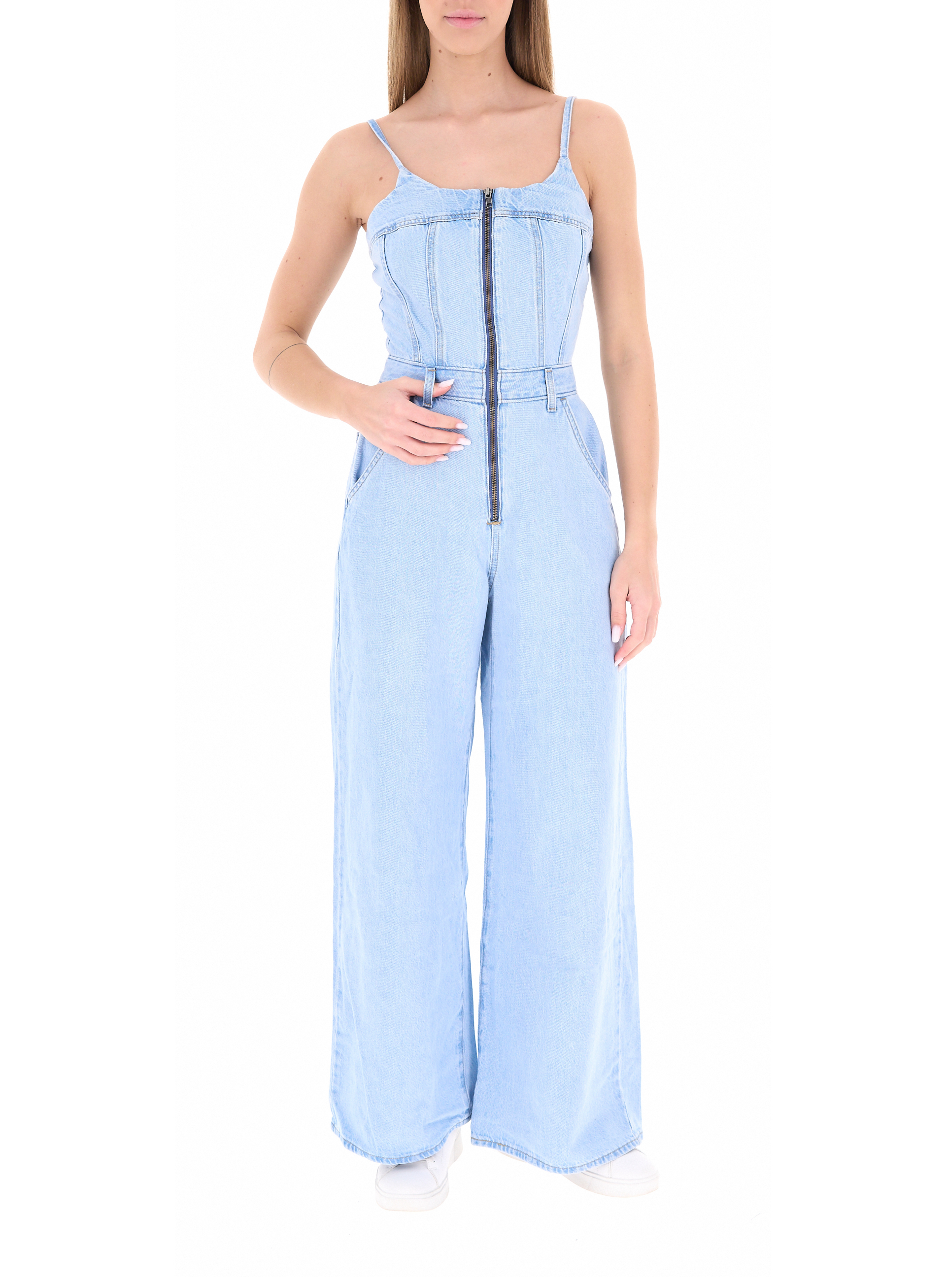 Jumpsuit in jeans LEVI'S AZZURRO CHIARO XS
