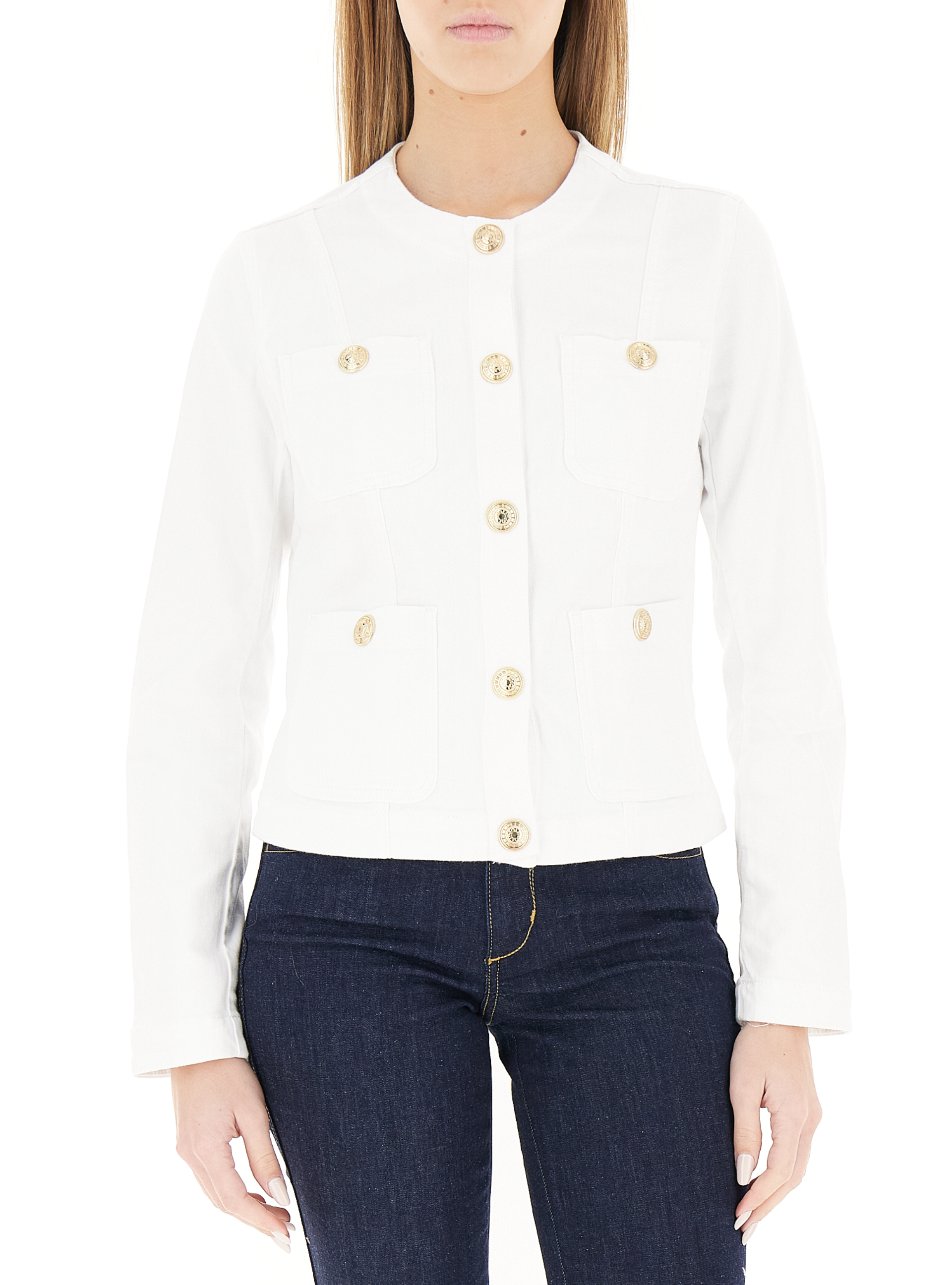 LIU JO Giacca in jeans BIANCO 40