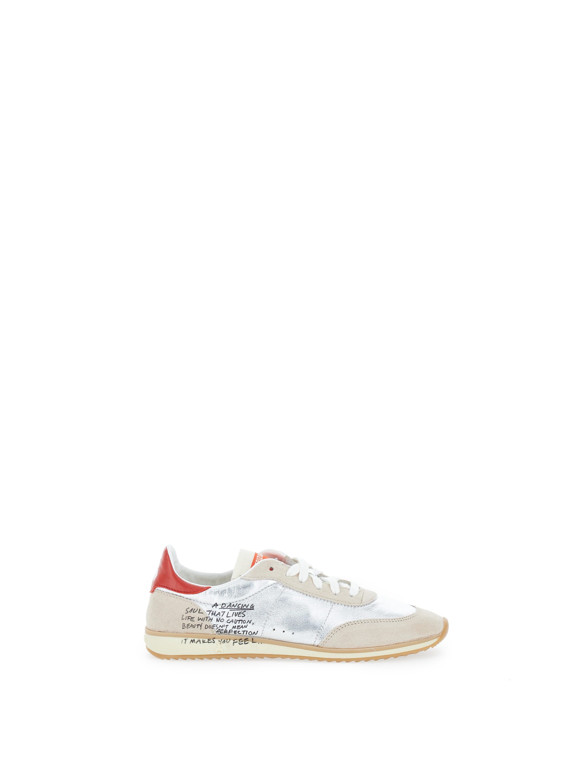 Sneakers in pelle ARGENTO 40