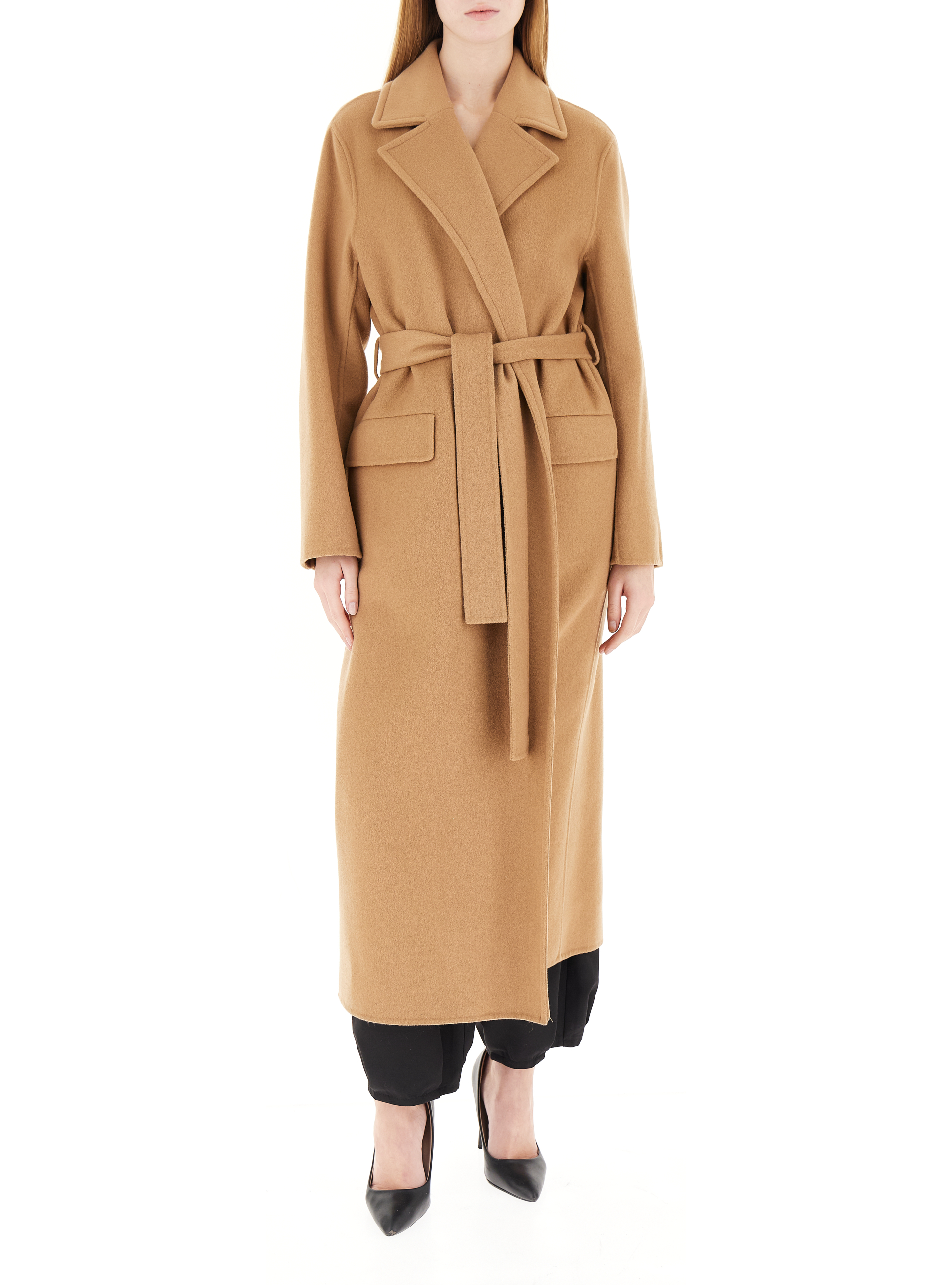 Cappotto misto lana CAMMELLO