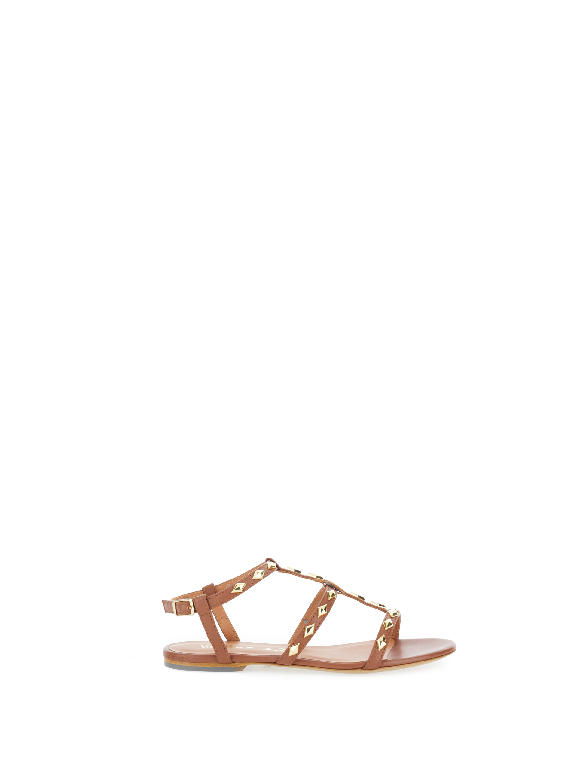 Sandali in pelle MARRONE