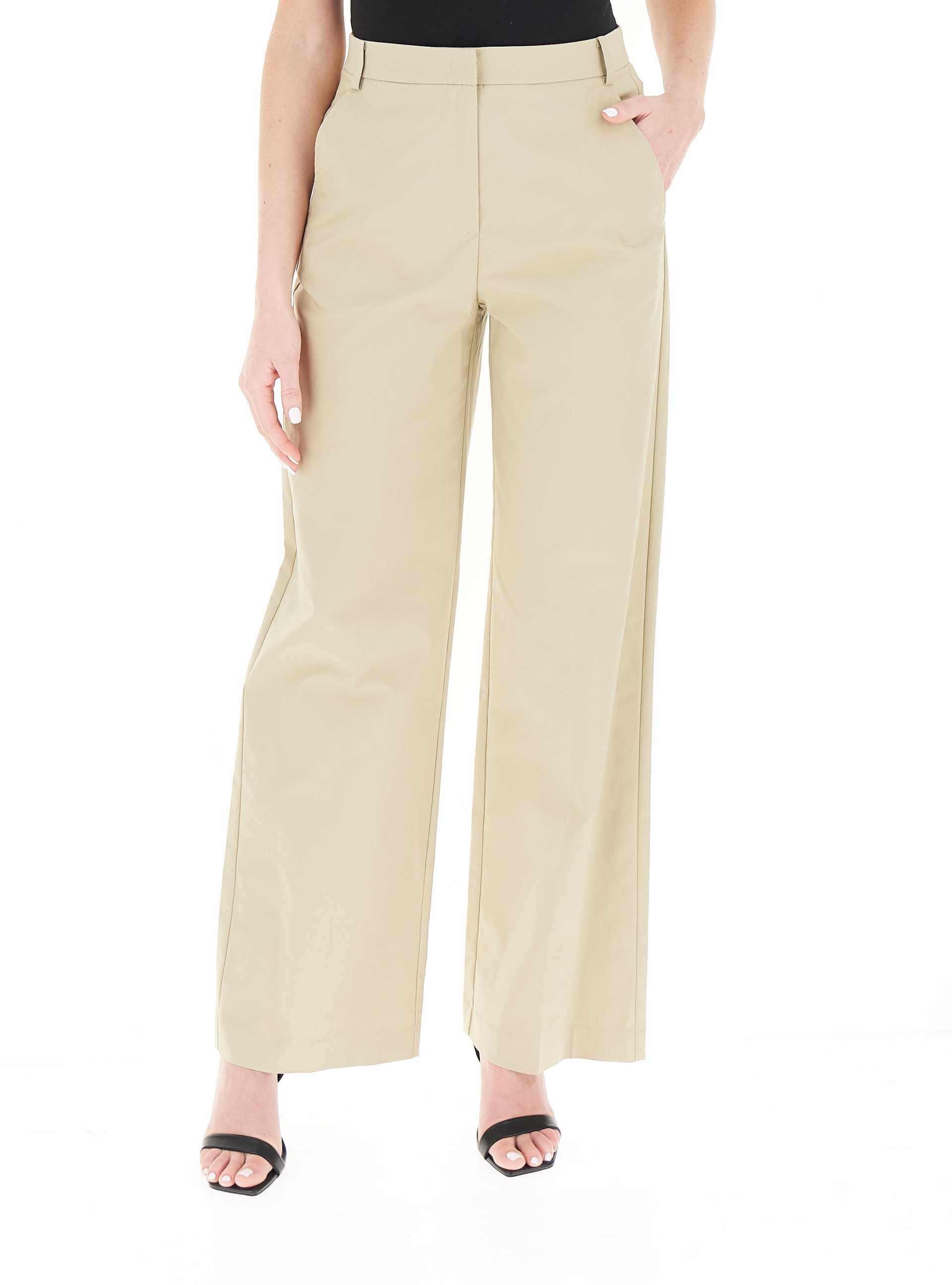 Pantalone wide leg BEIGE