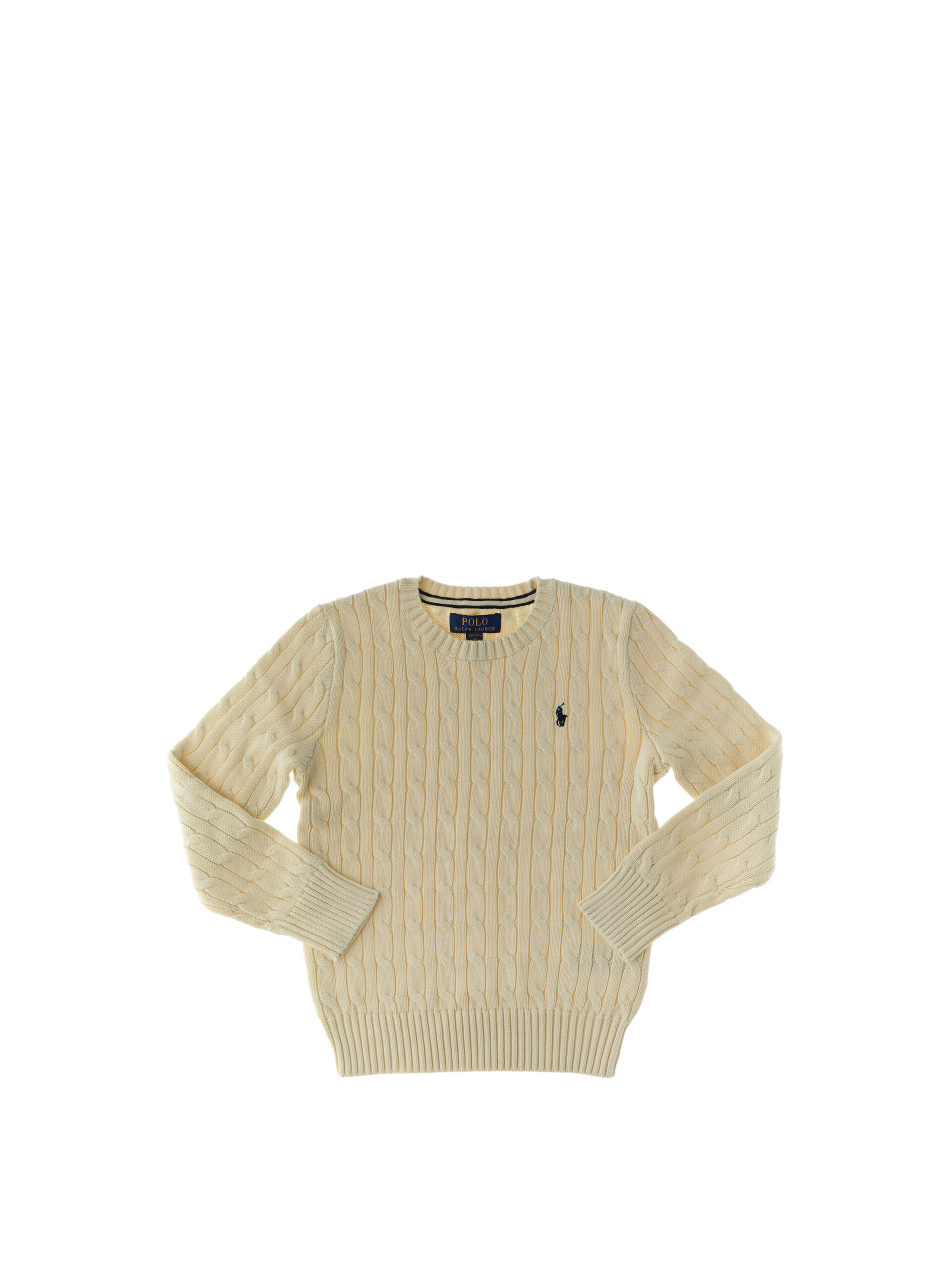 Maglione a trecce POLO BOYS BURRO S