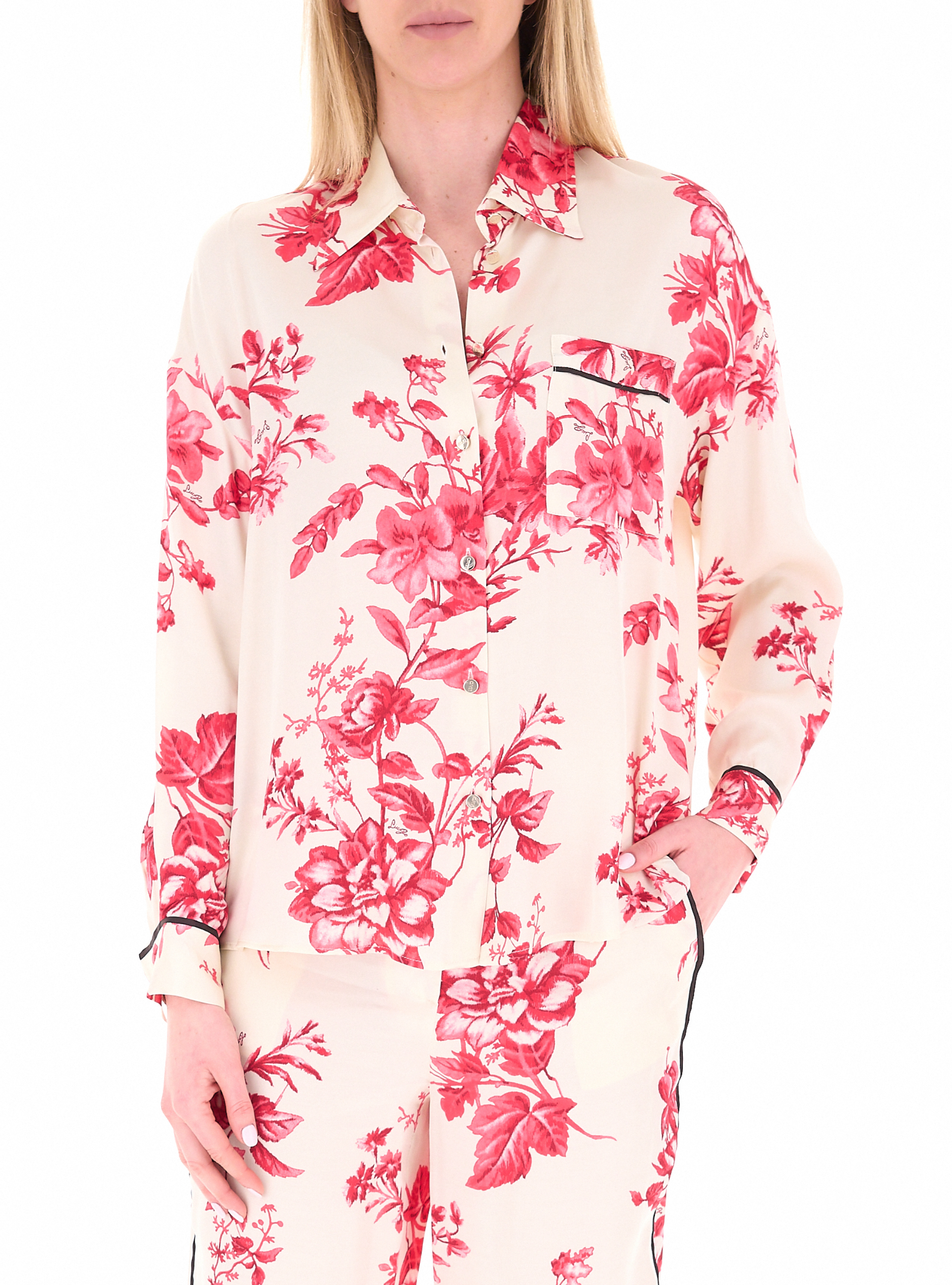 Camicia maniche lunghe FUCSIA