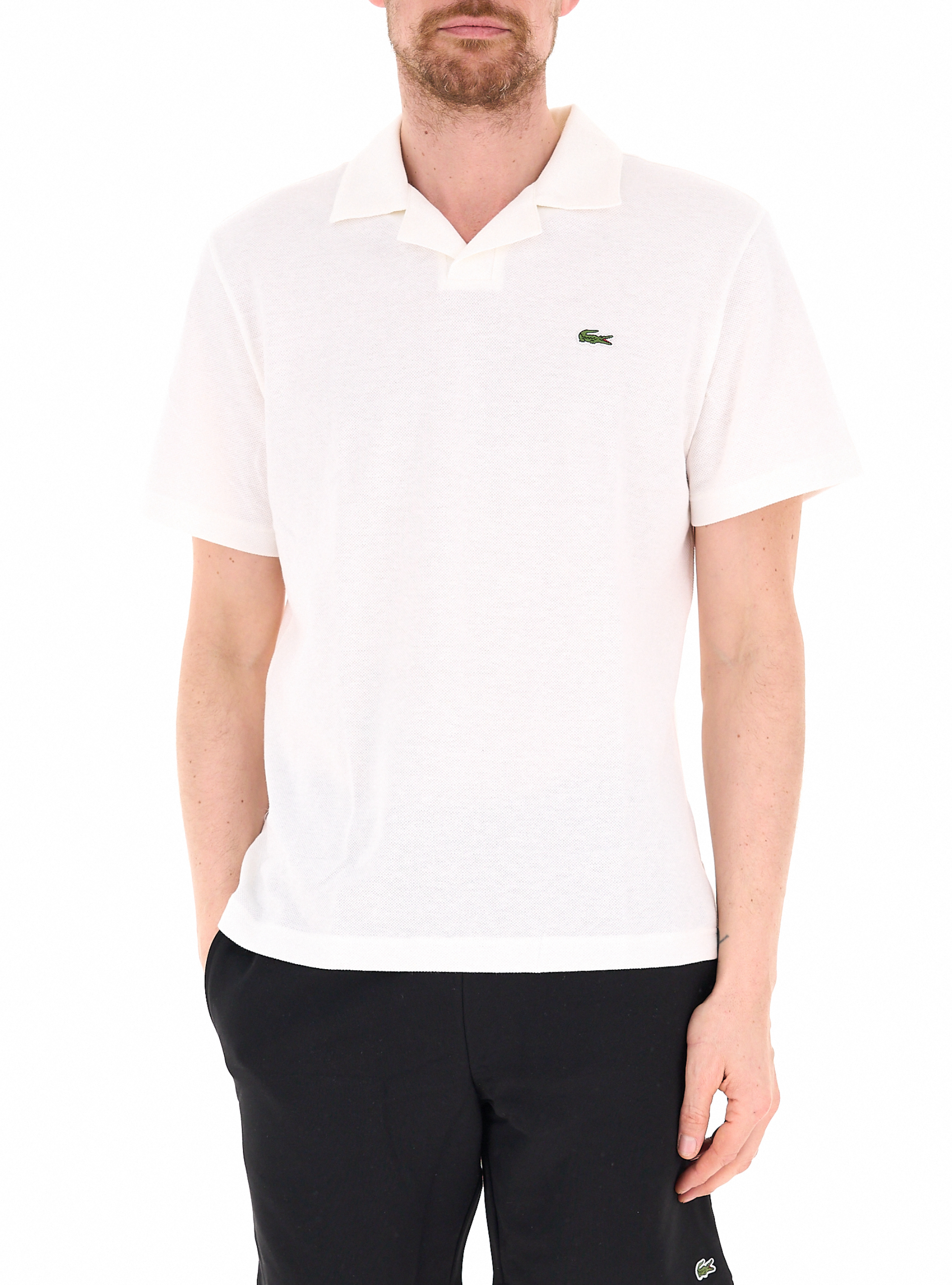 Lacoste Polo in cotone PANNA 6