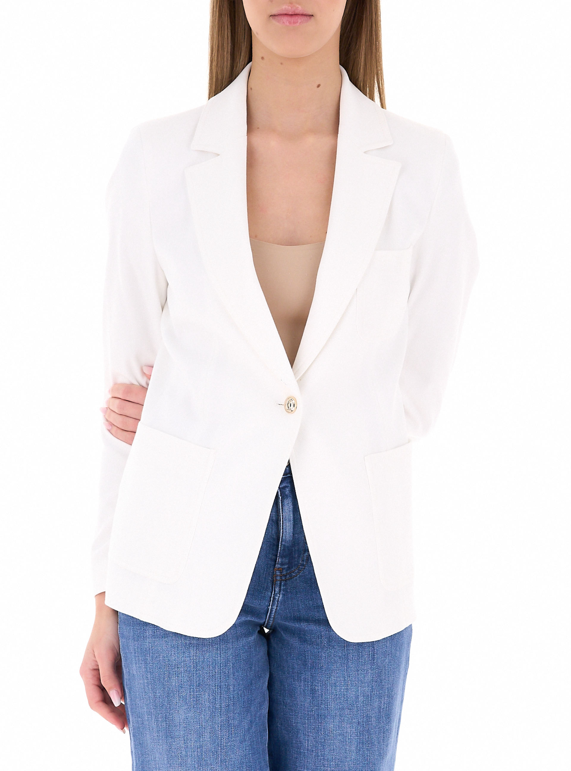 Blazer monopetto BIANCO
