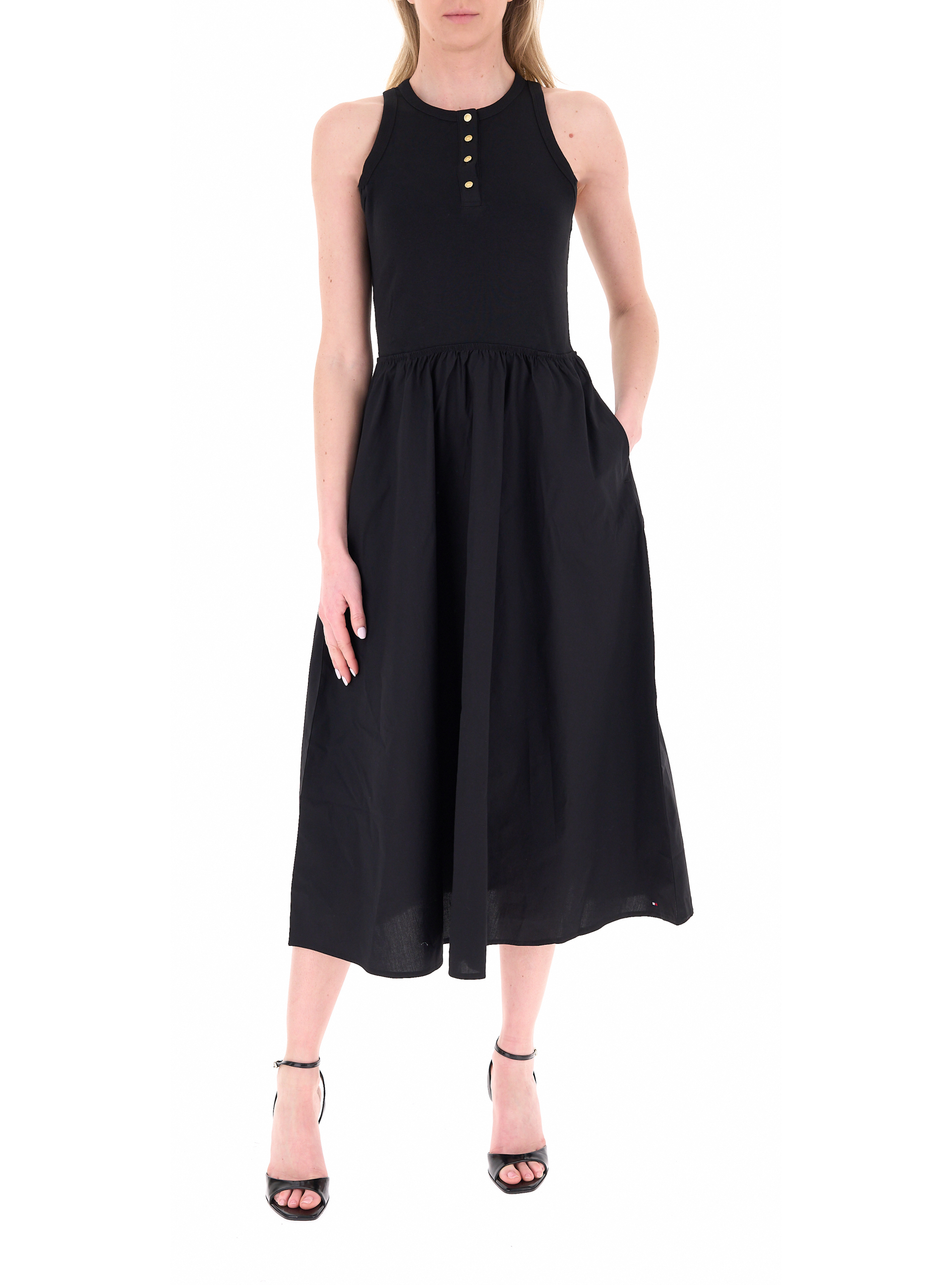 Abito in cotone NERO
