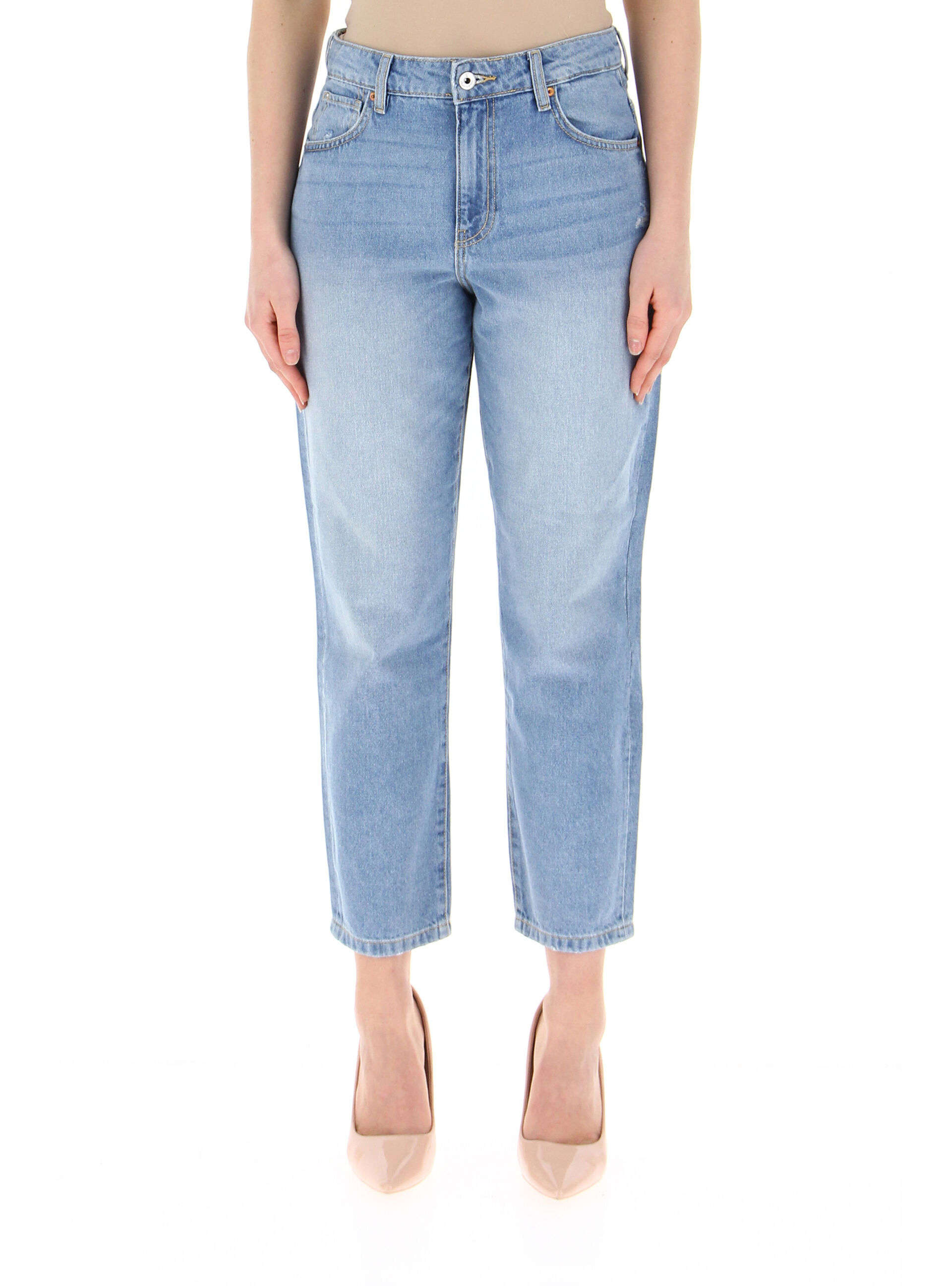 FRACOMINA Jeans mom AZZURRO