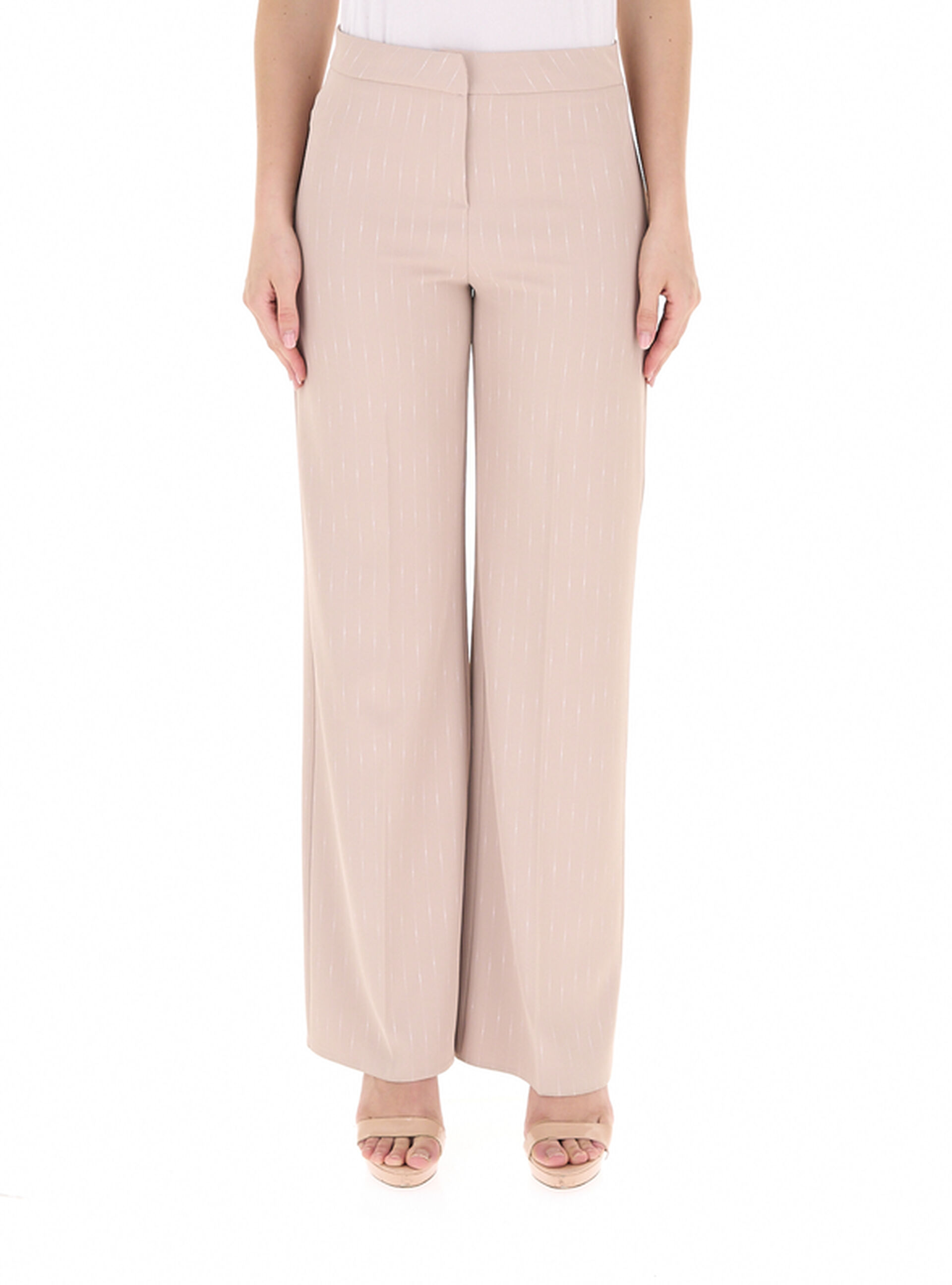 Pantalone wide leg BEIGE S