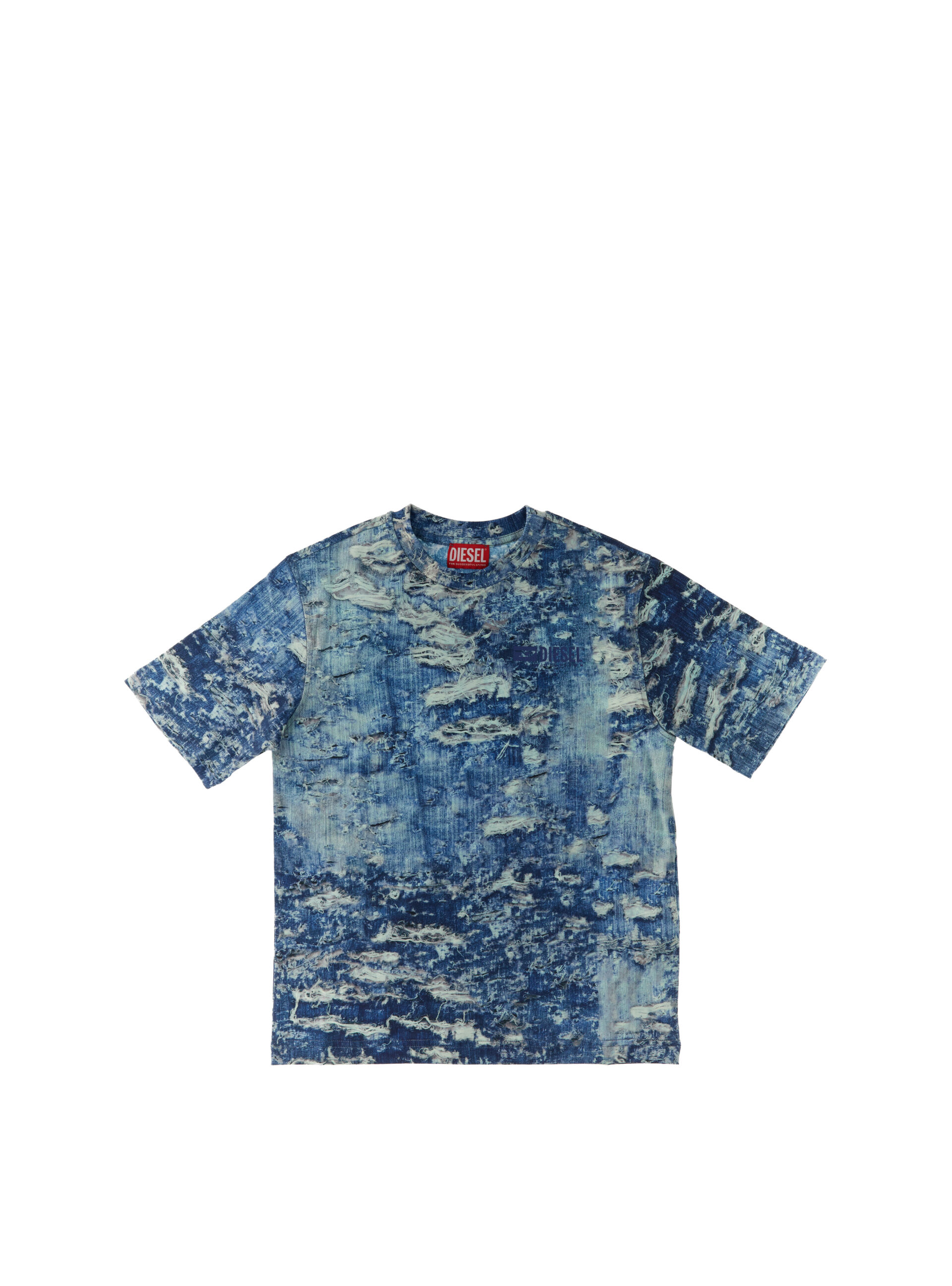 T-shirt girocollo JUNIOR BOY BLU