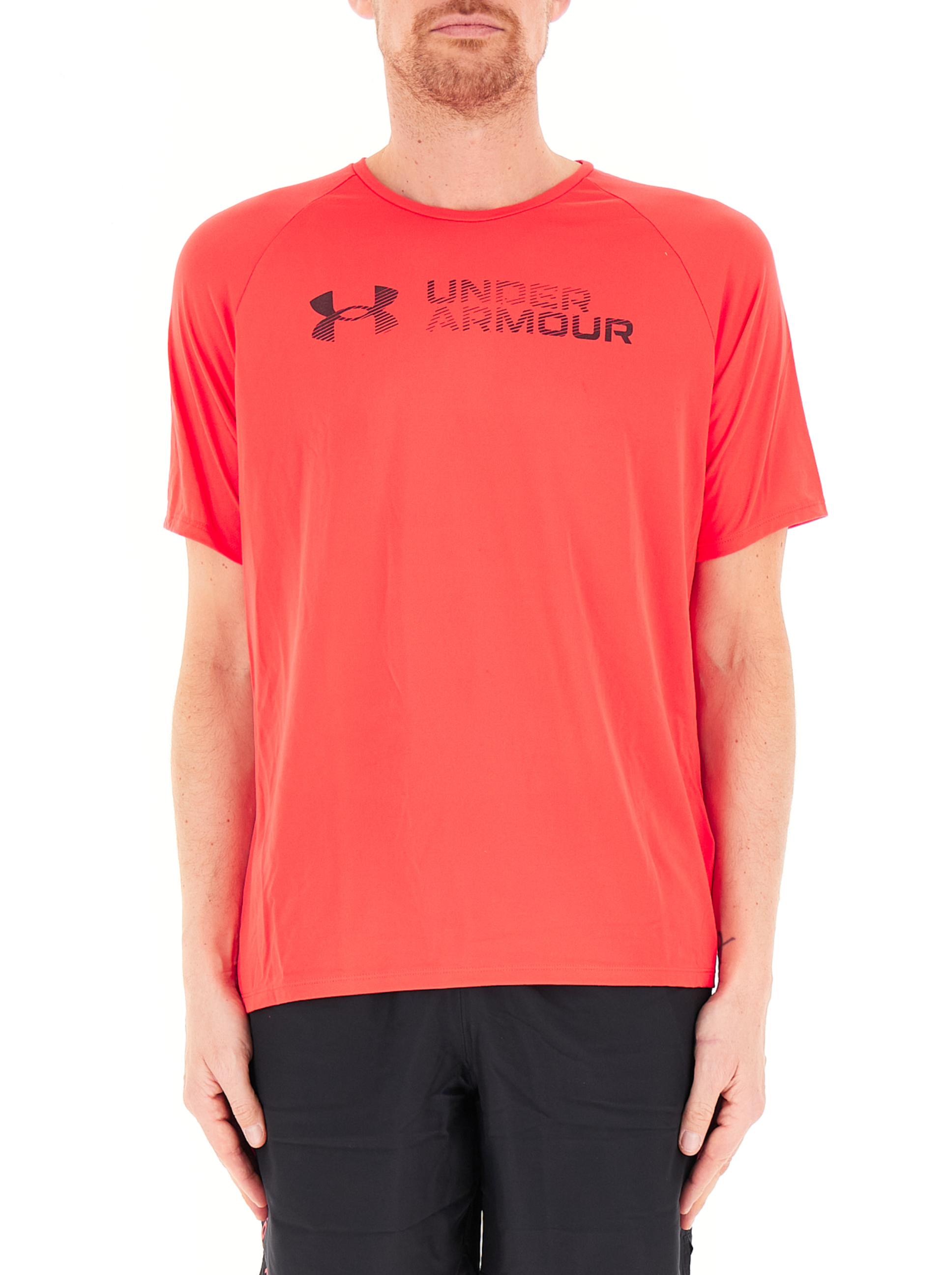 T-shirt tessuto tecnico ROSSO