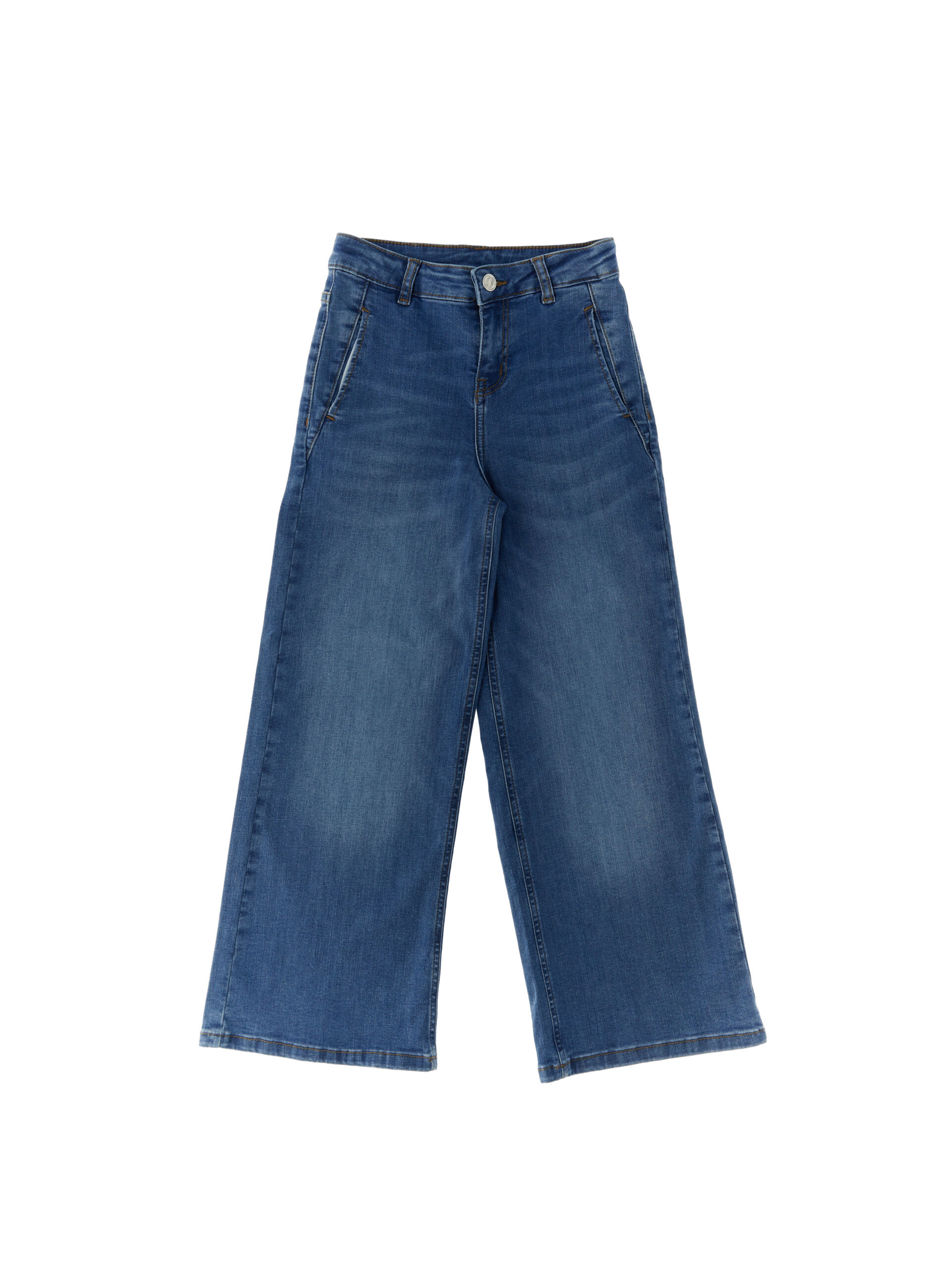 Jeans wide leg JUNIOR BLU SCURO 10