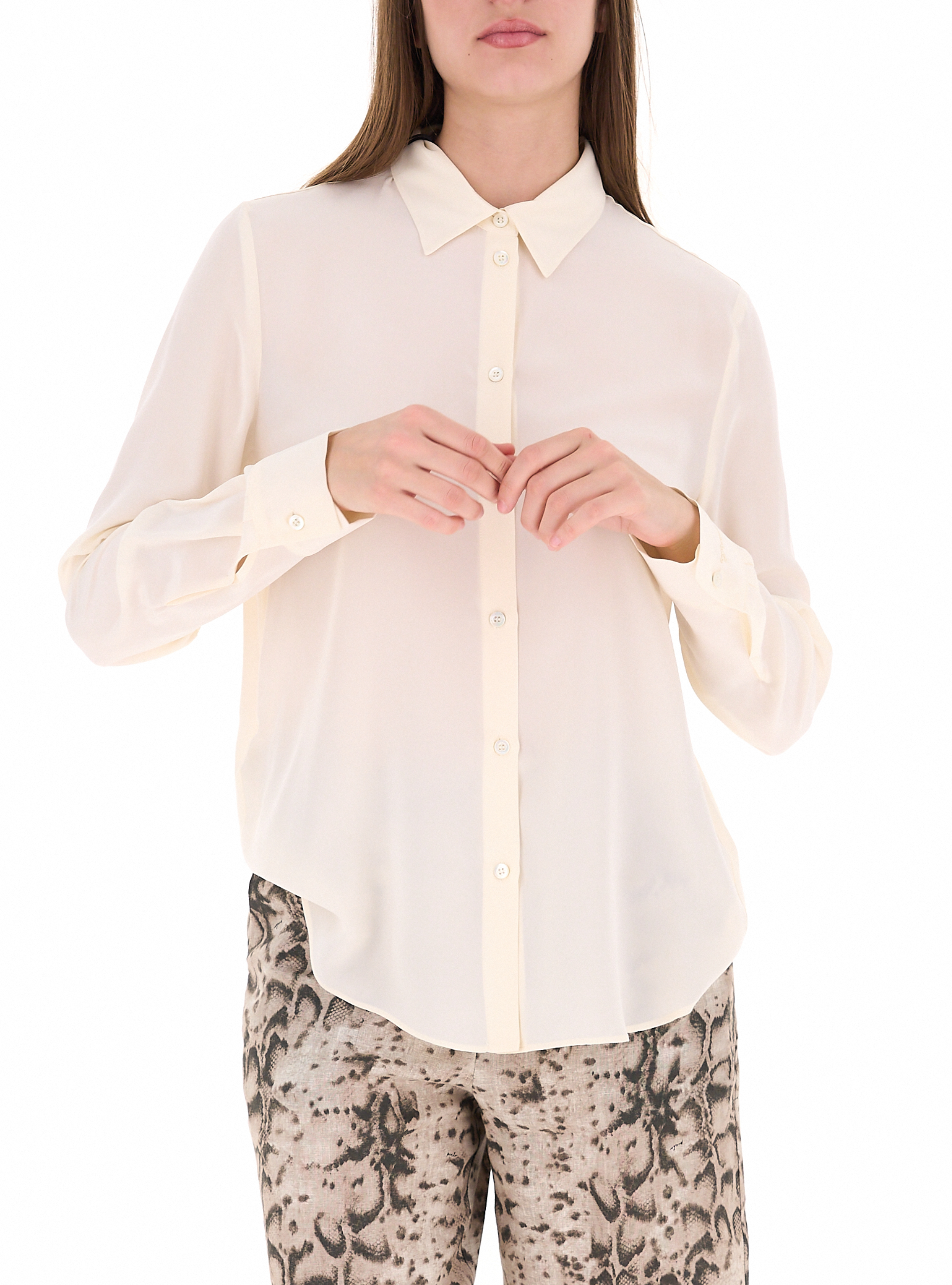 Pinko Camicia in seta AVORIO