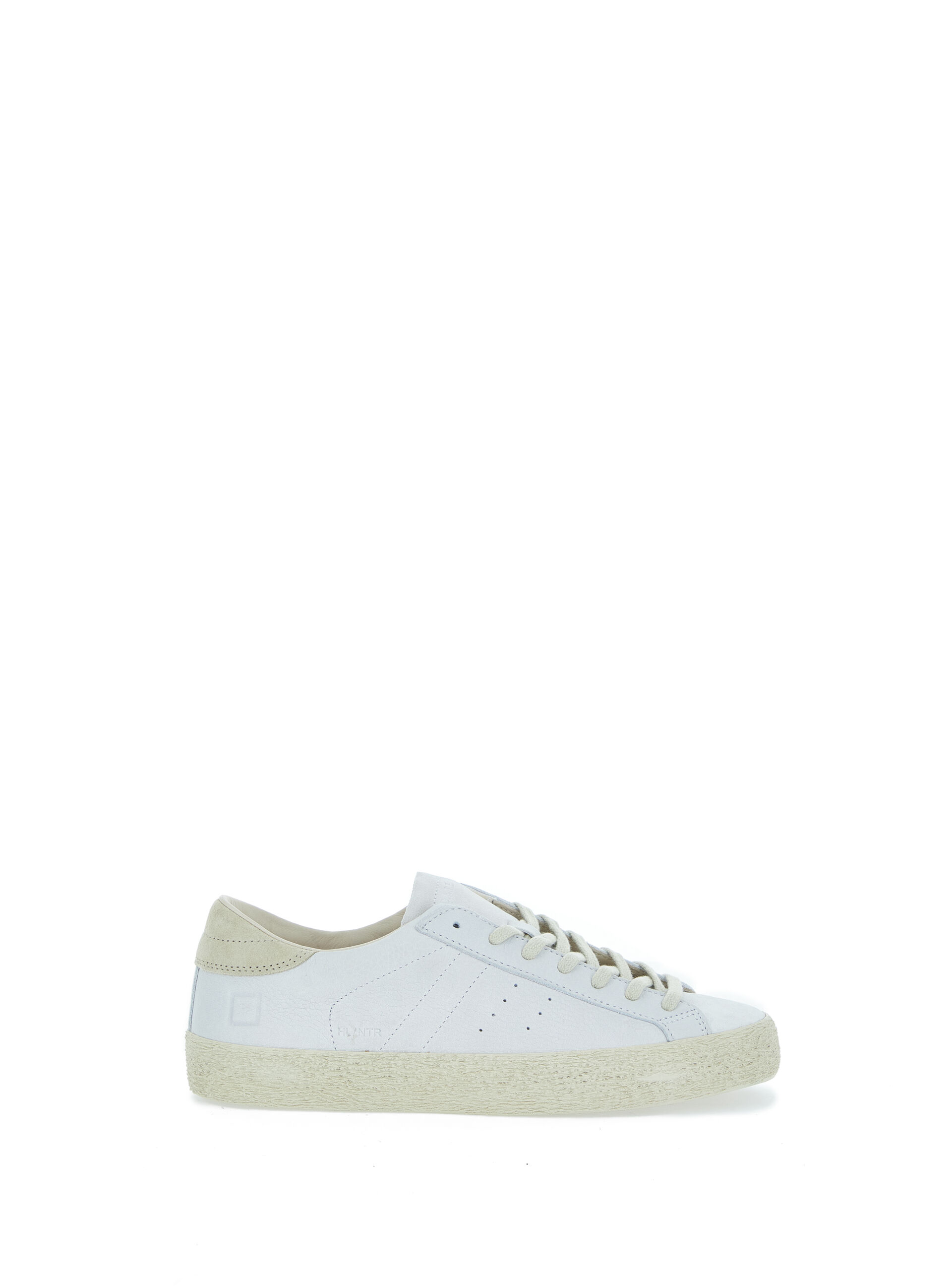 DATE Sneakers in pelle BIANCO