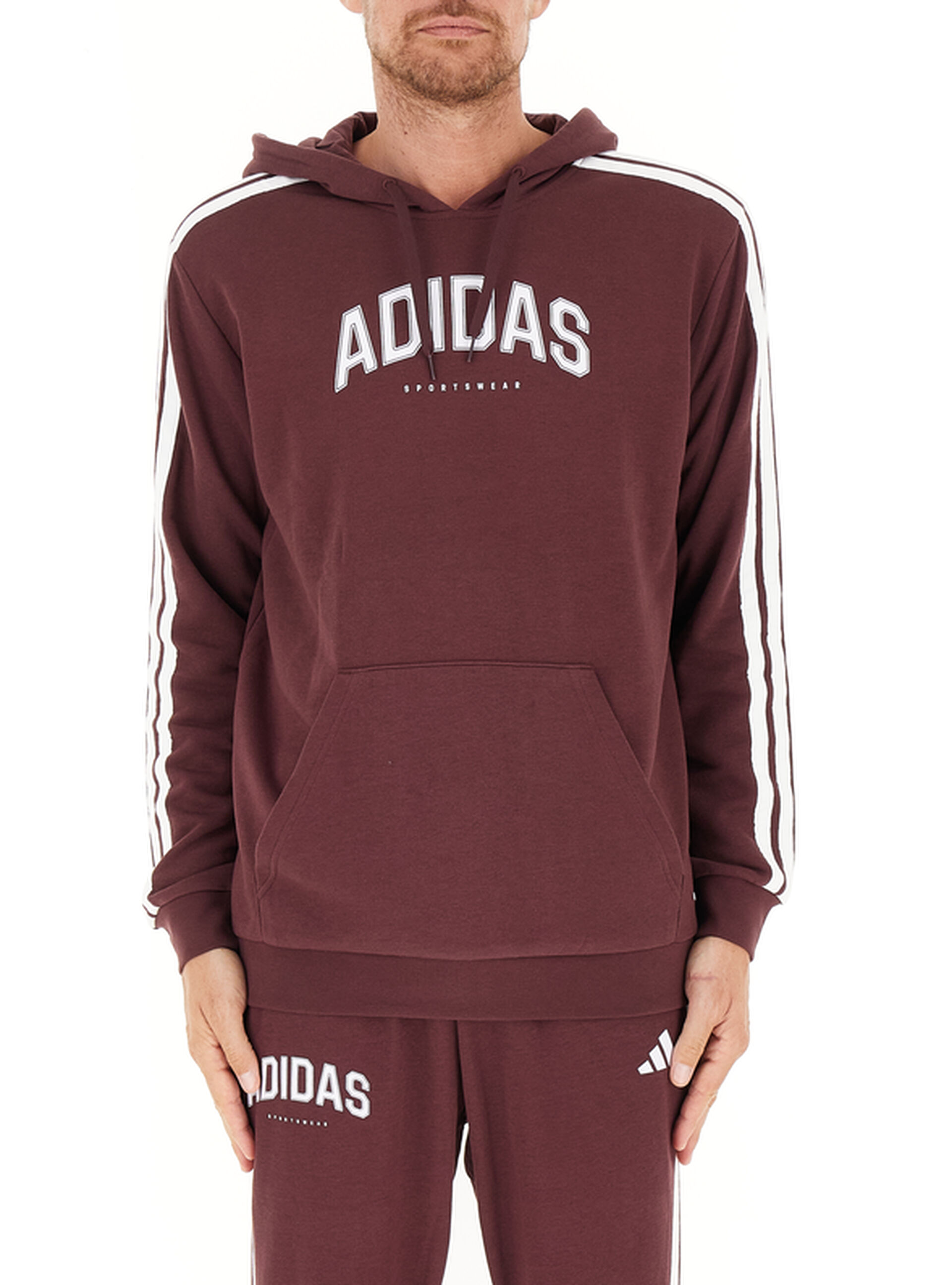 Felpa con cappuccio BORDEAUX M