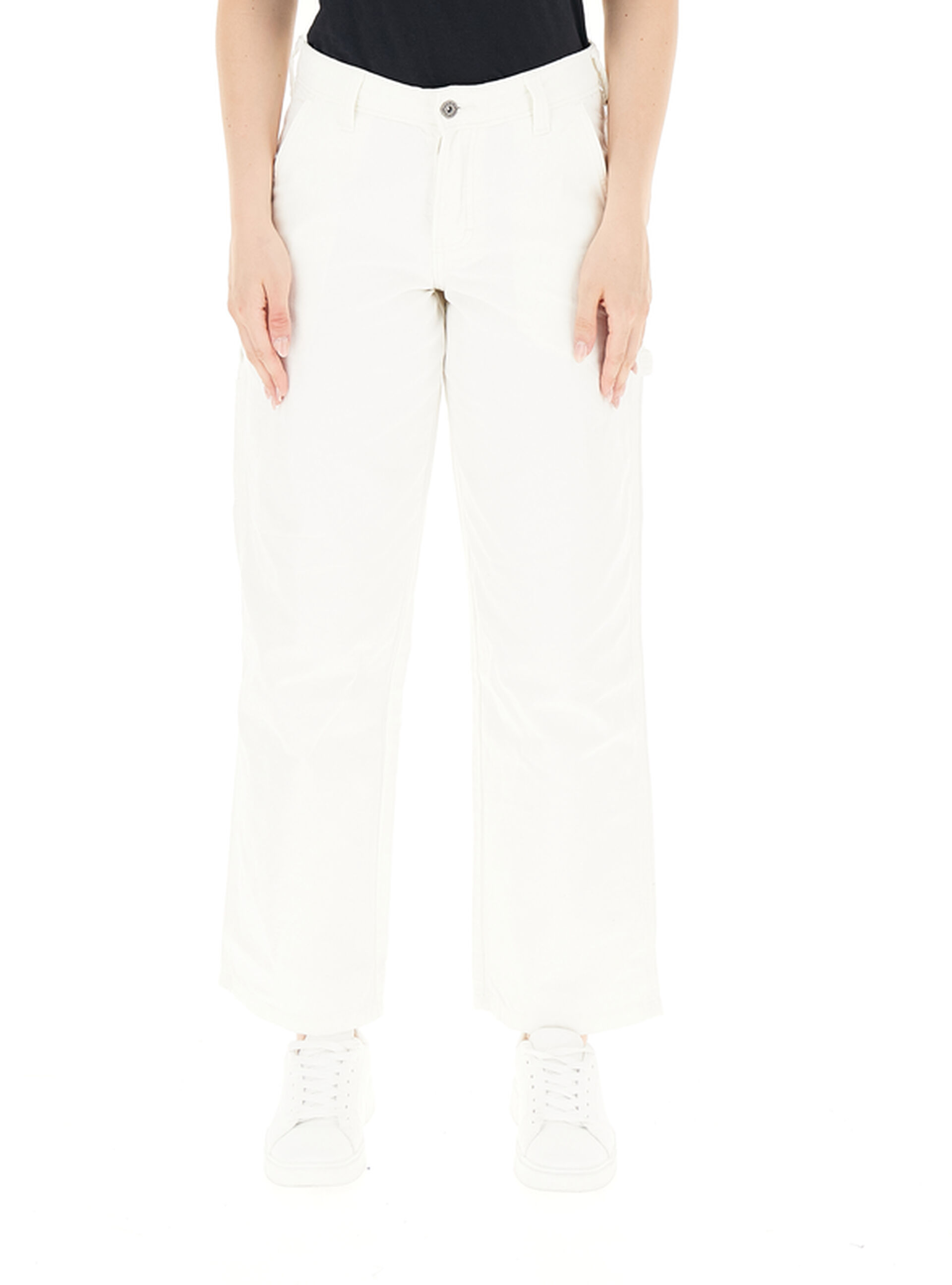 Dickies Pantalone wide leg PANNA