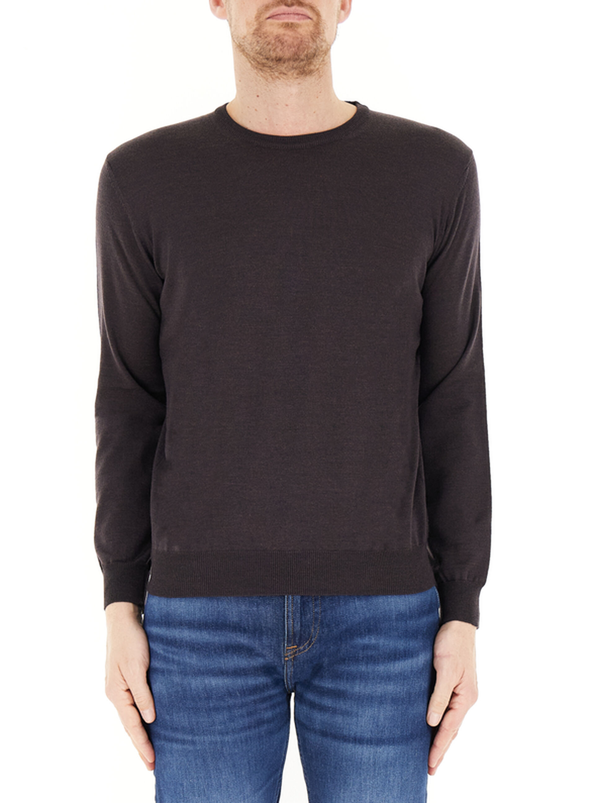 Maglione lana merino TESTA DI MORO 58