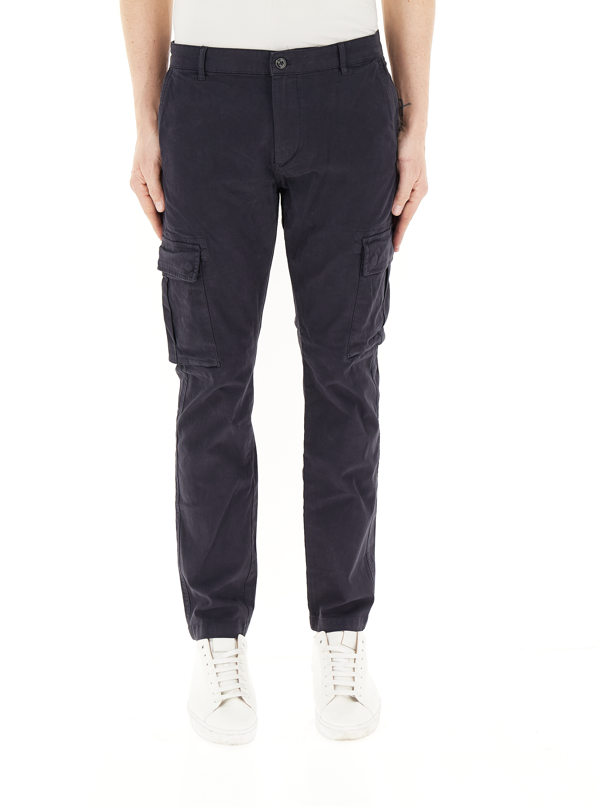 Pantalone cargo BLU NOTTE