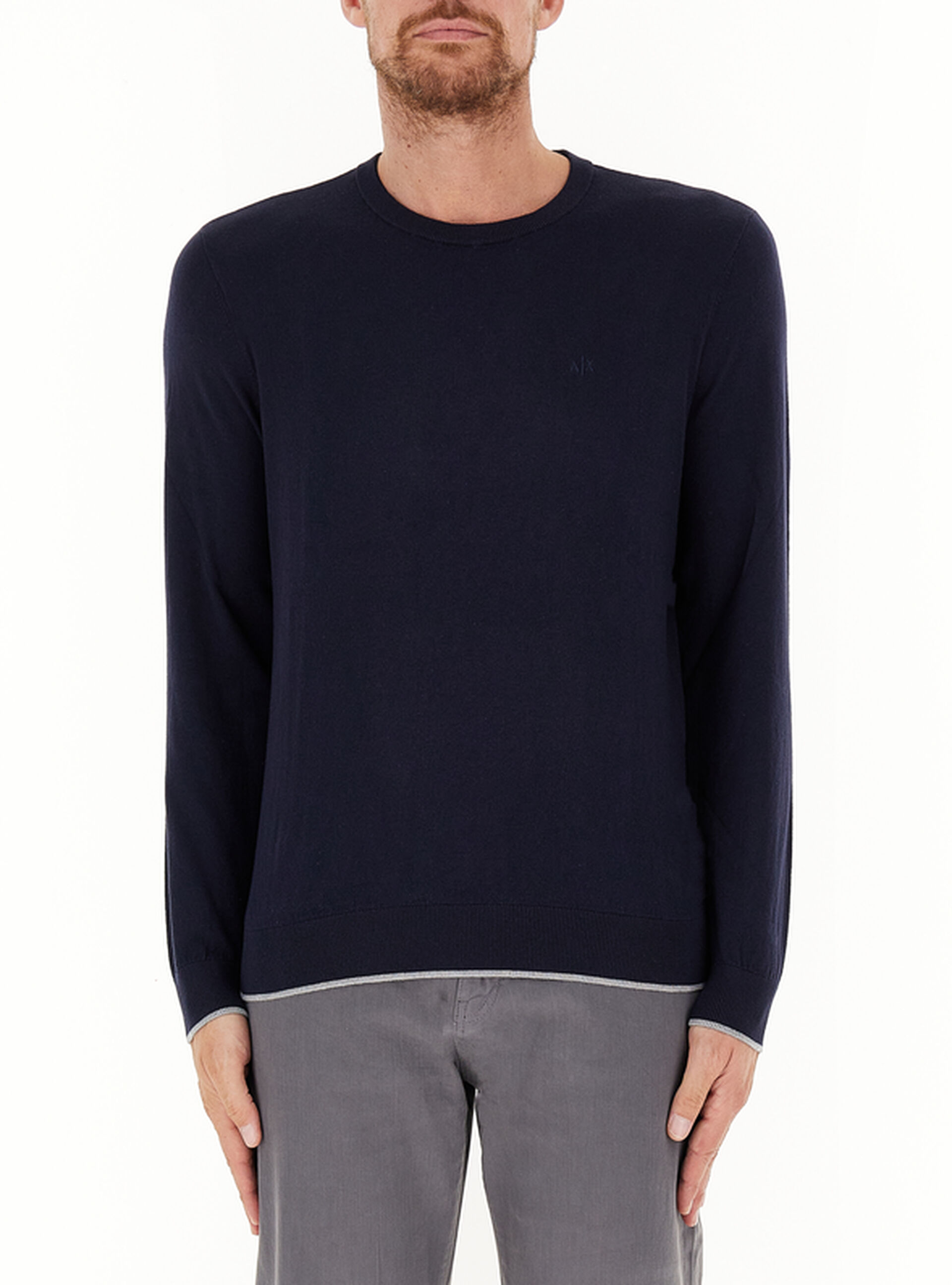 Maglione cotone - cashmere BLU