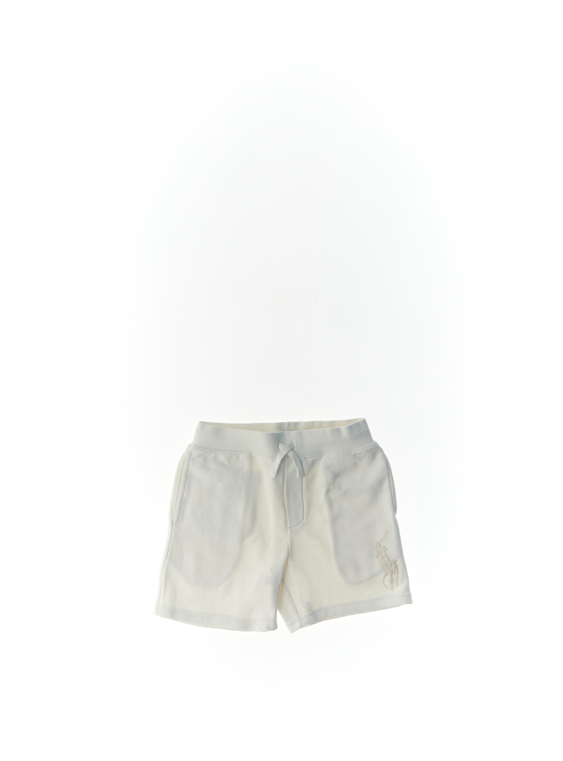 Shorts misto cotone POLO BOYS BIANCO S