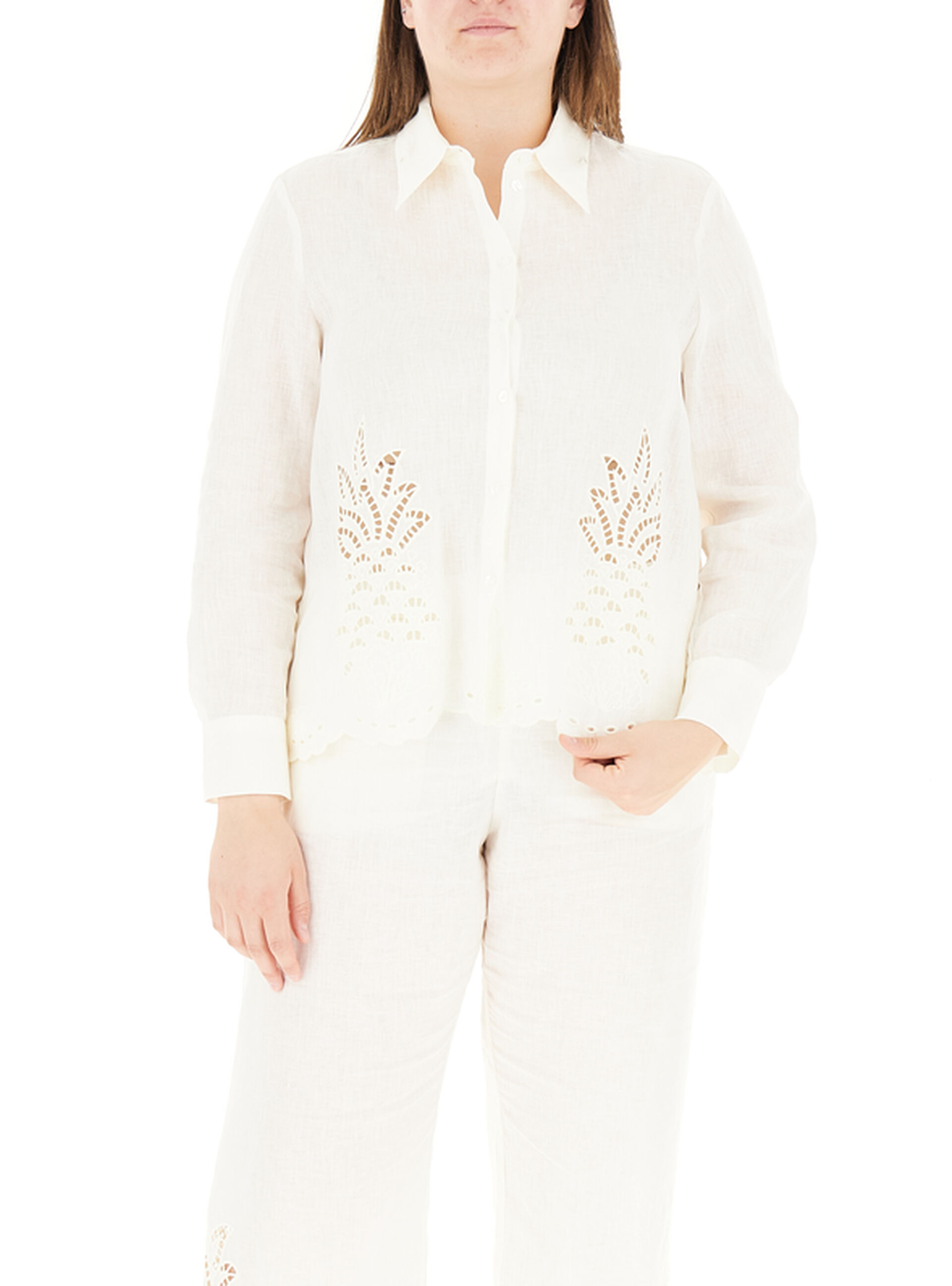Camicia in lino COLLECTION PANNA