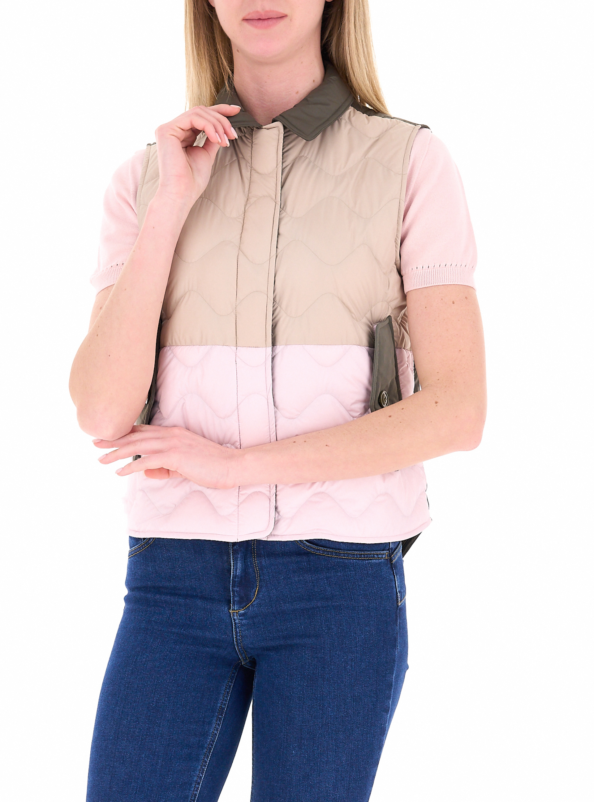 Piumino smanicato MULTICOLOR S