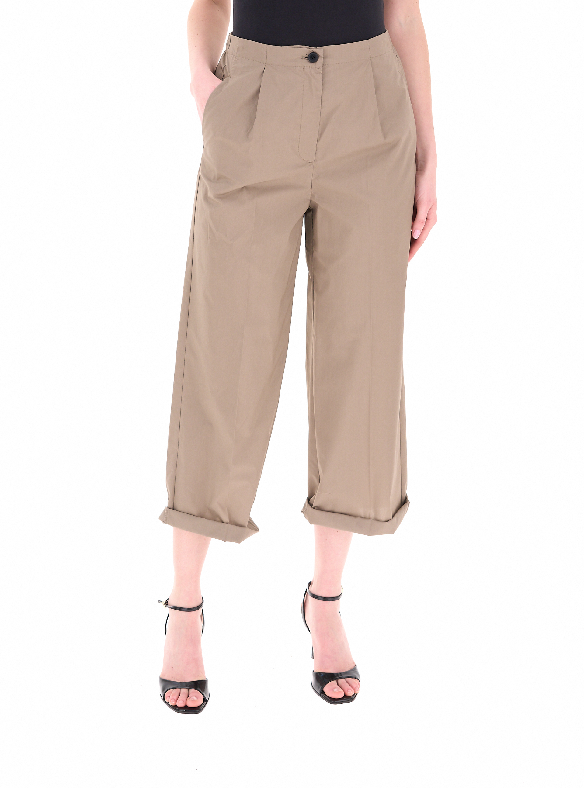 VICOLO Pantalone wide leg BEIGE L