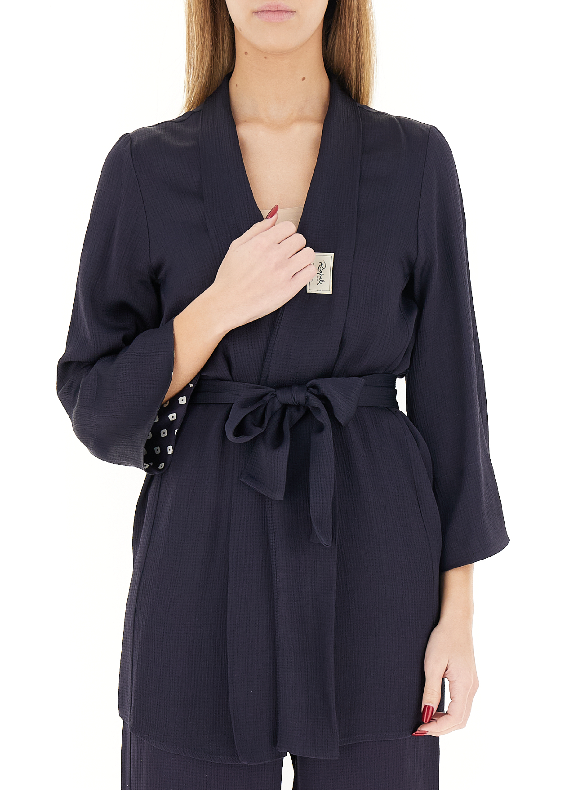 Blazer con fusciacca BLU SCURO 40