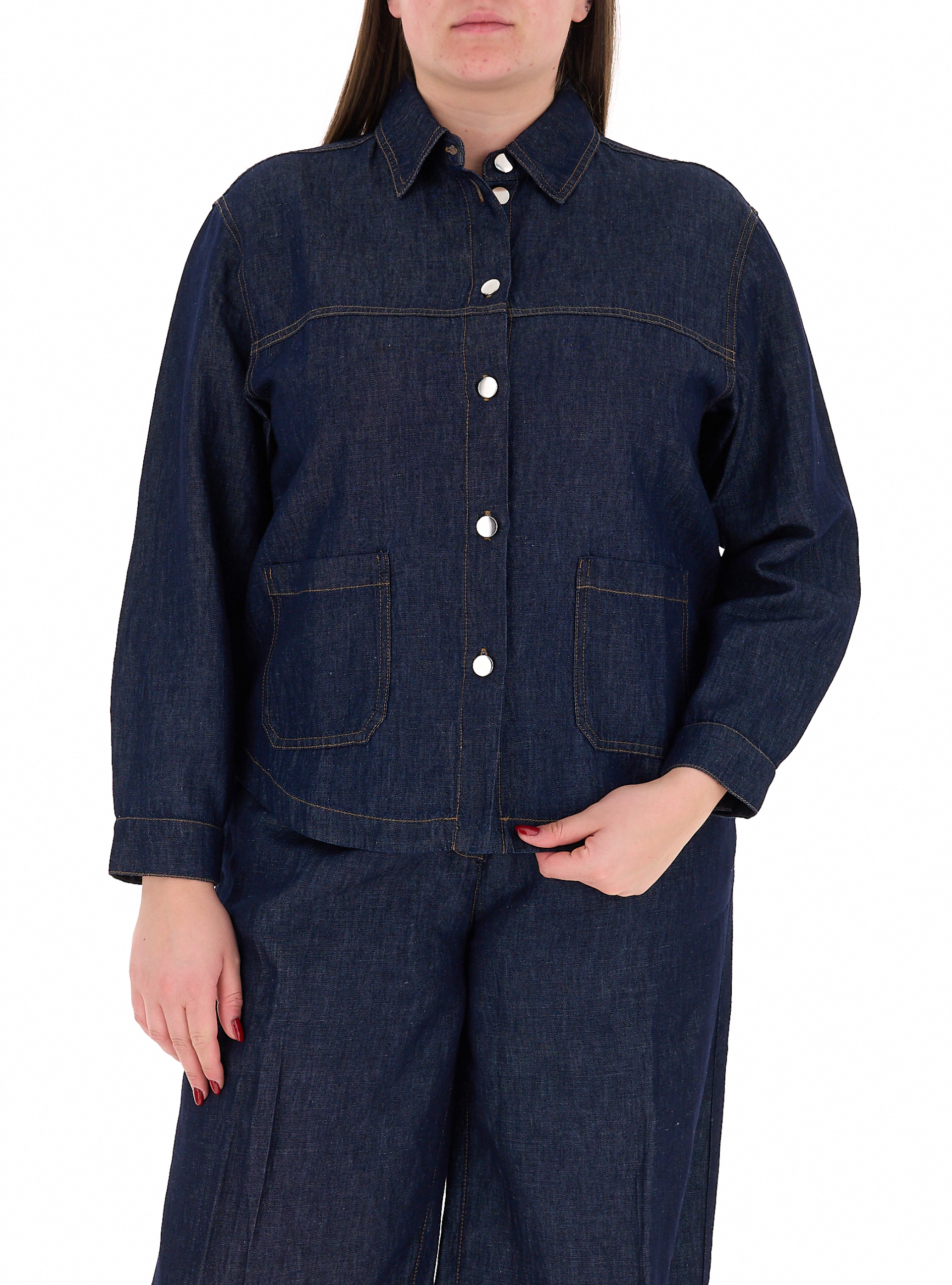 Camicia in jeans BLU SCURO 17