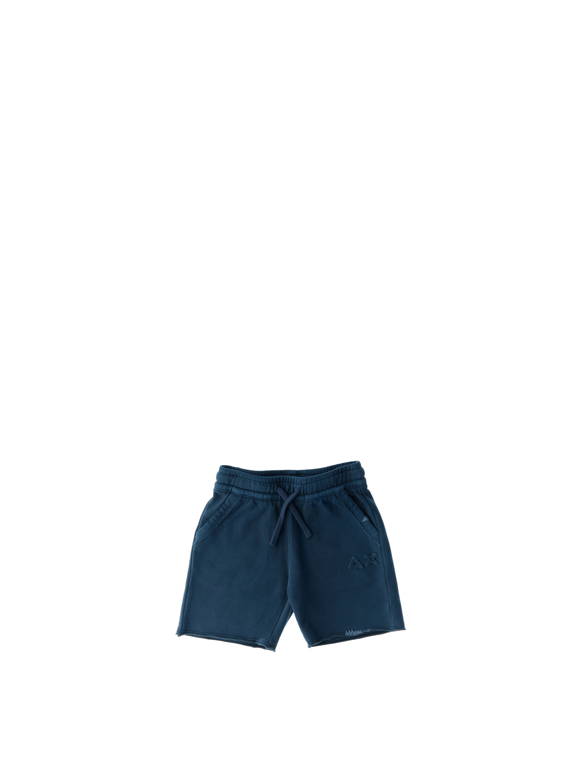SUN68 Bermuda in felpa BLU AVIO