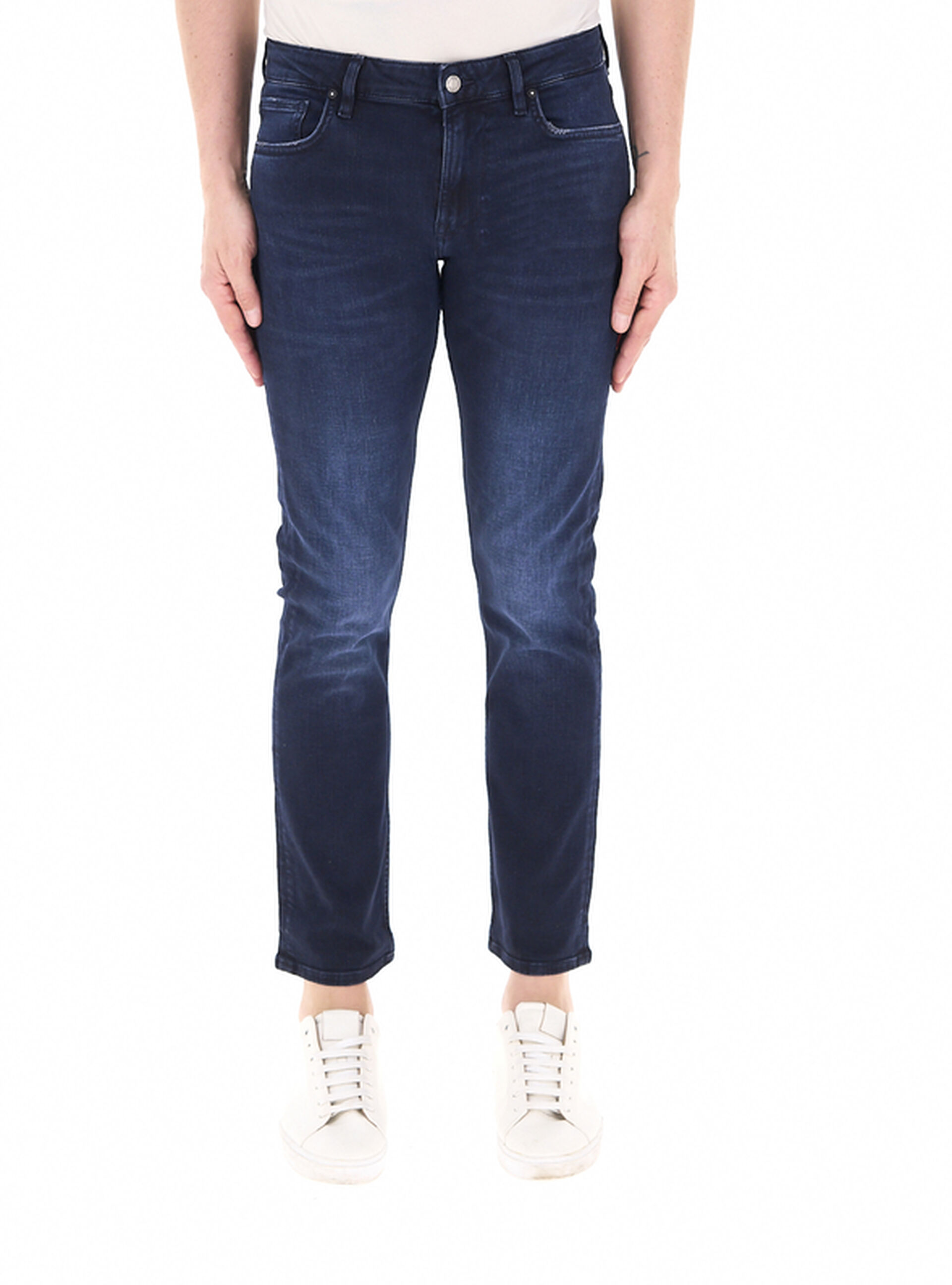 Jeans straight leg BLU SCURO 32