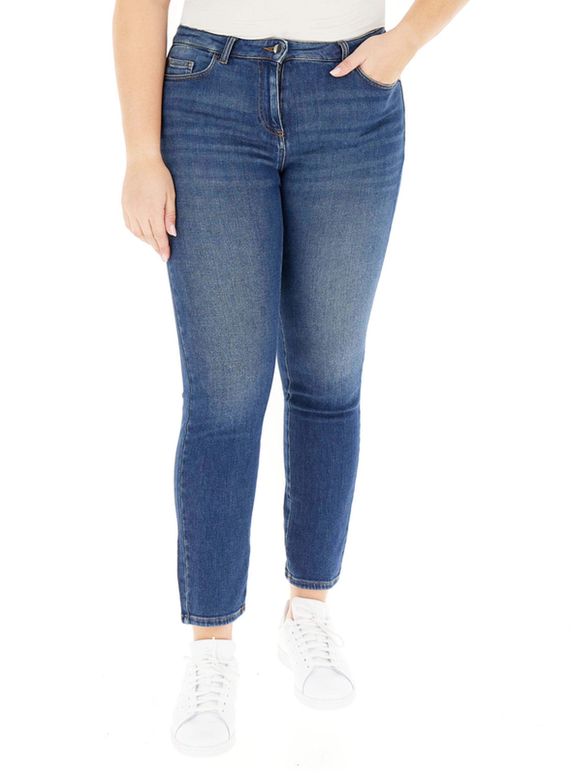 Jeans straight leg BLU 17