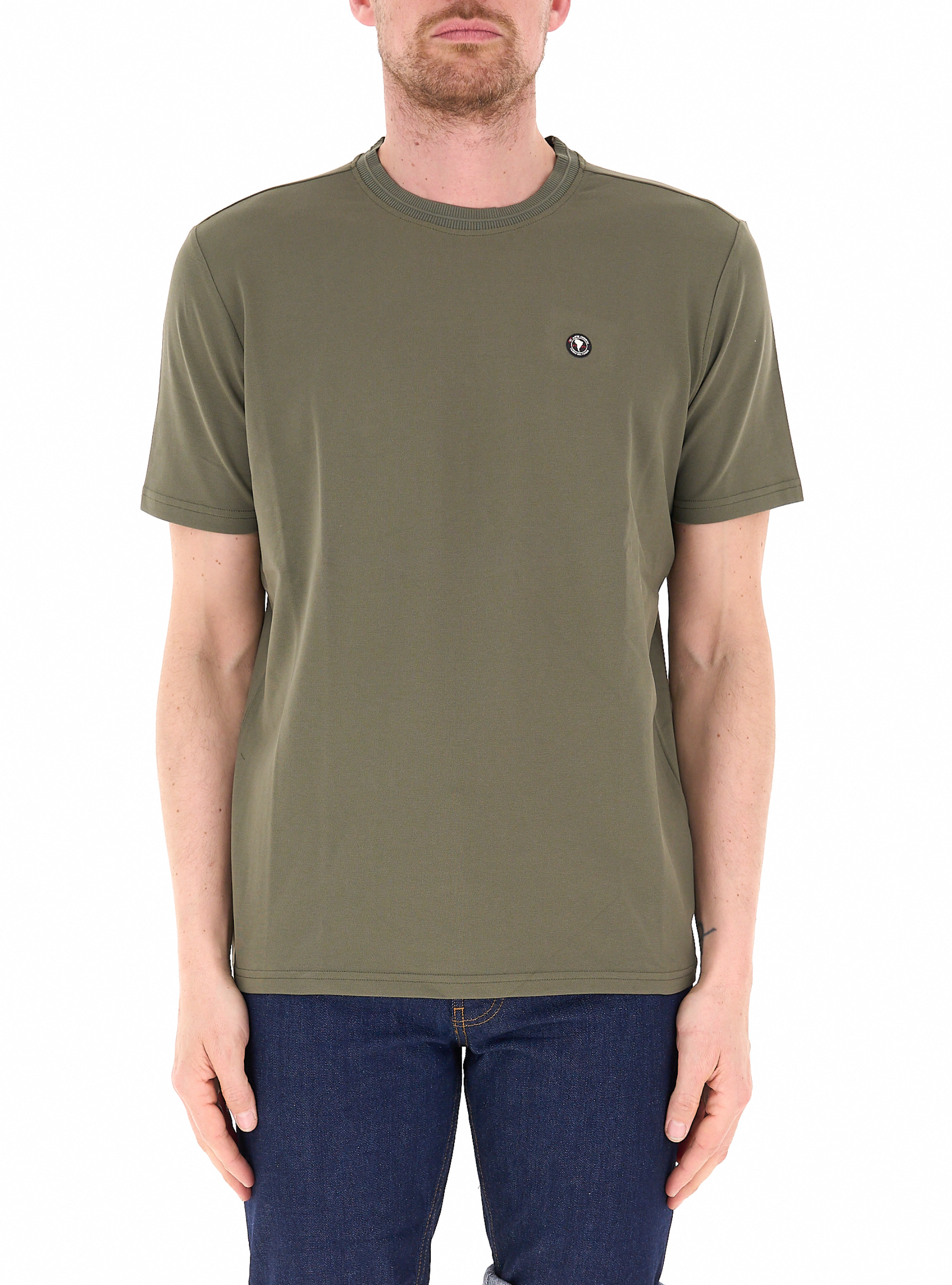 T-shirt girocollo VERDE MILITARE