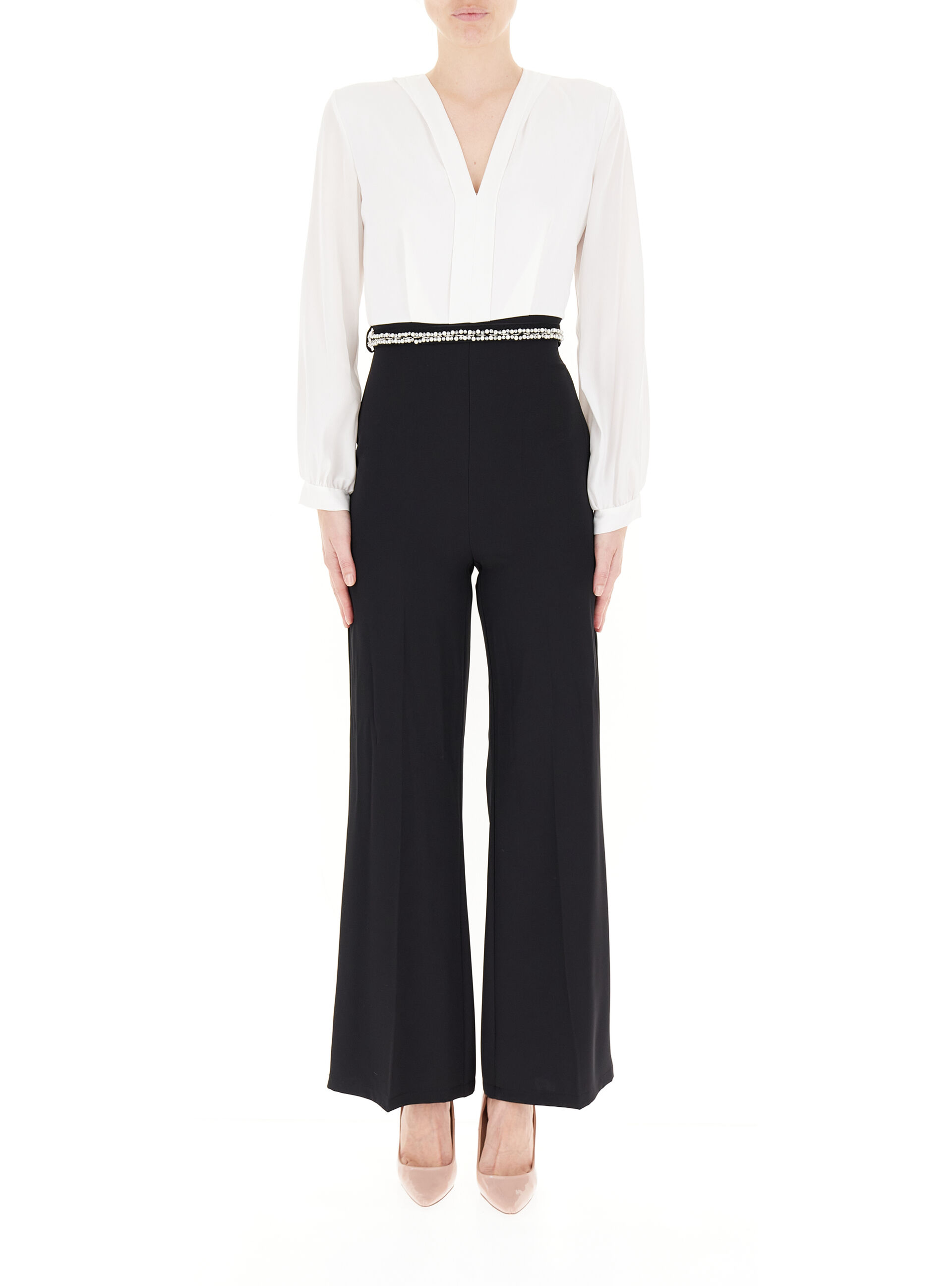 Jumpsuit scollo V NERO