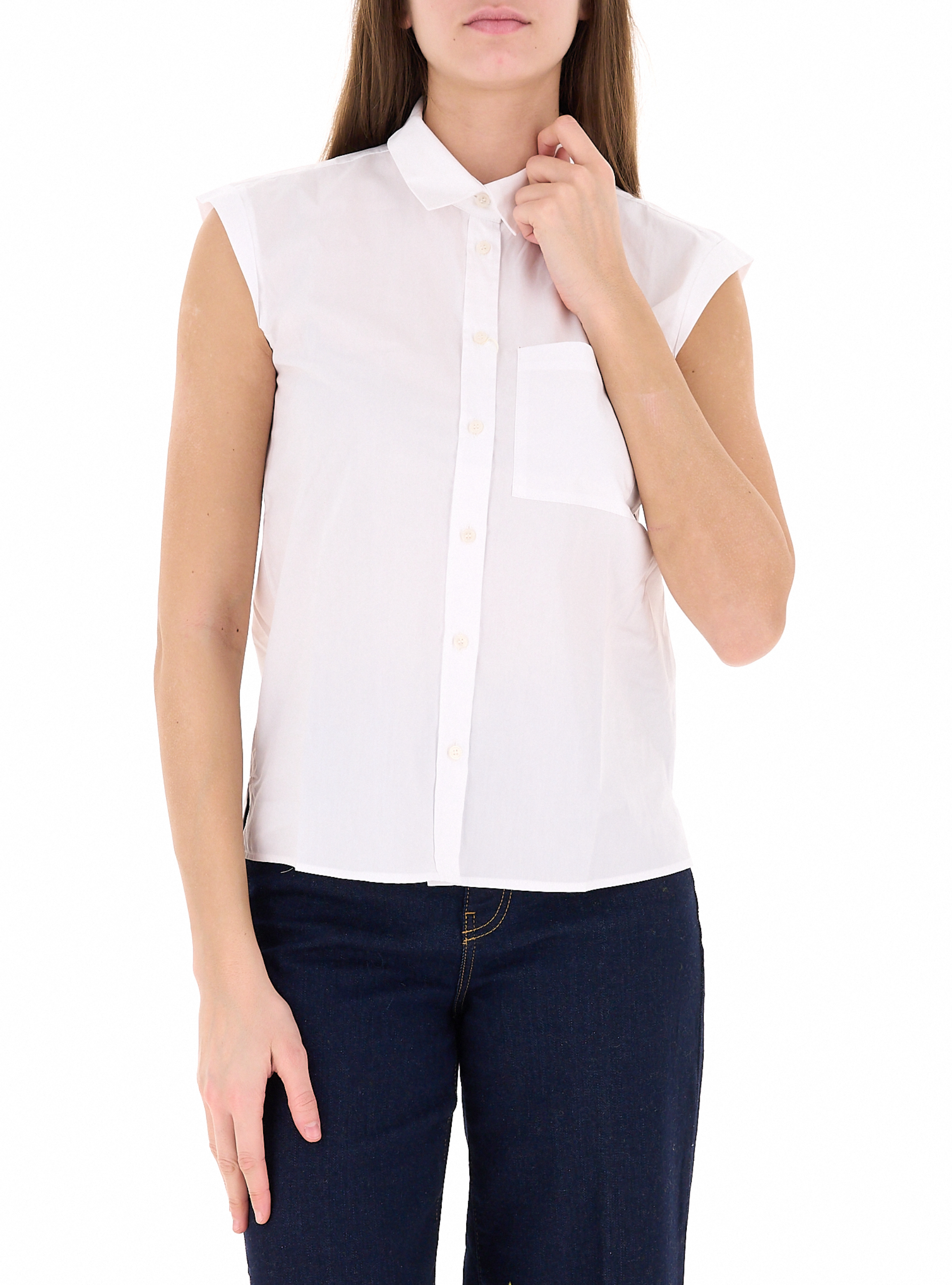 Camicia in cotone PANNA