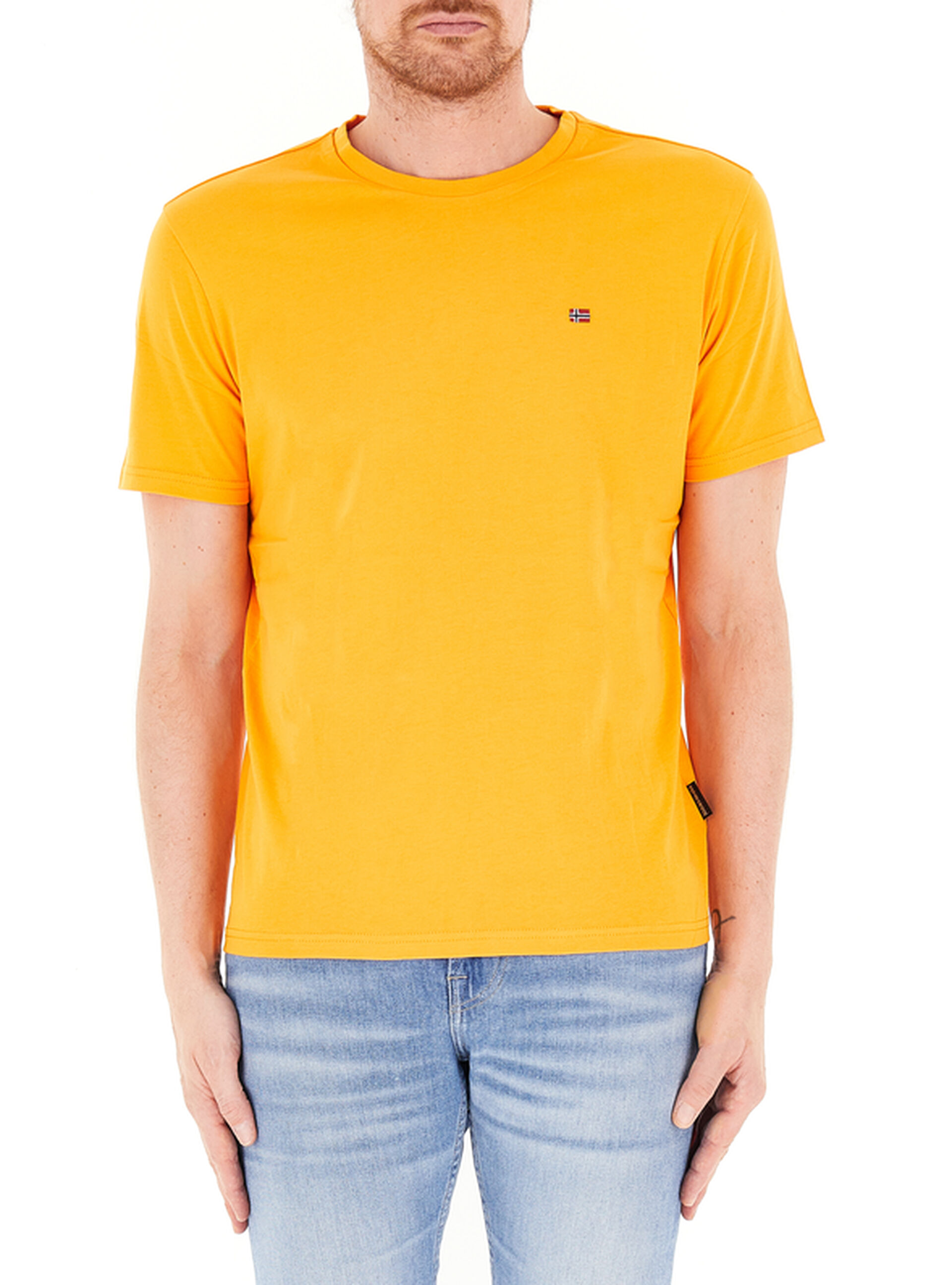 T-shirt girocollo ARANCIO CHIARO 3XL