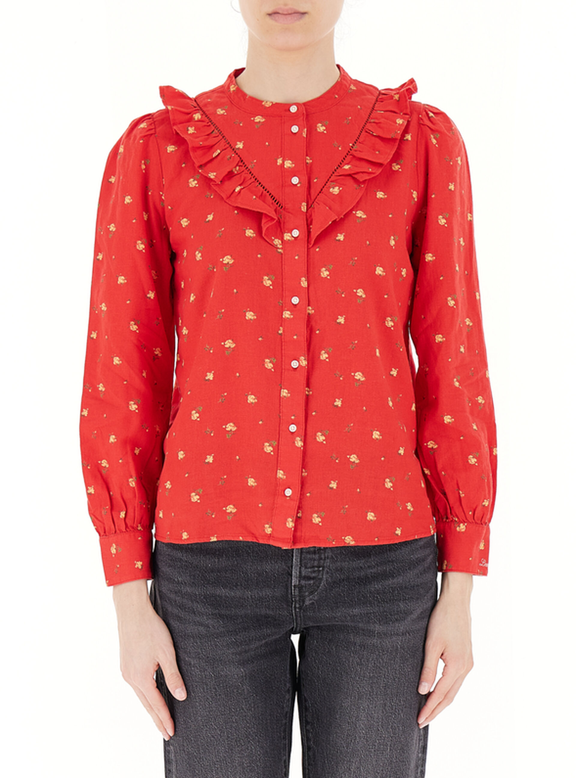 Camicia misto lino LEVI'S ROSSO