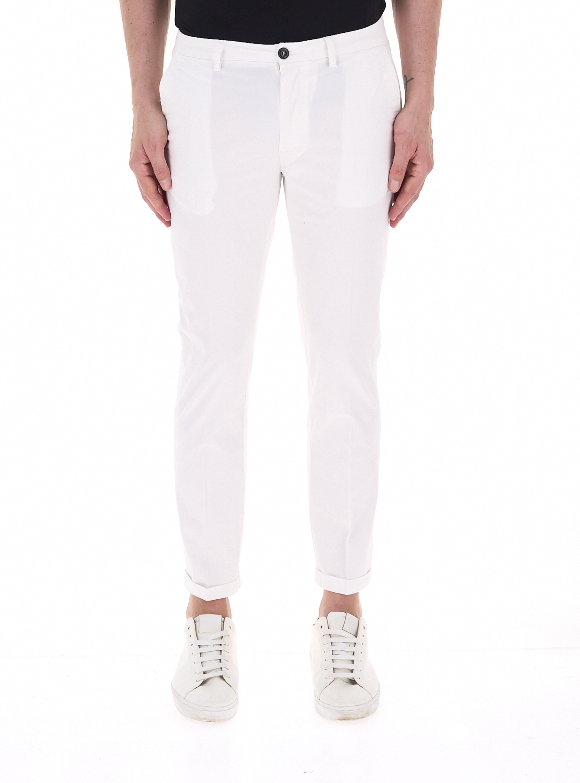 WEFT Pantalone chino BIANCO