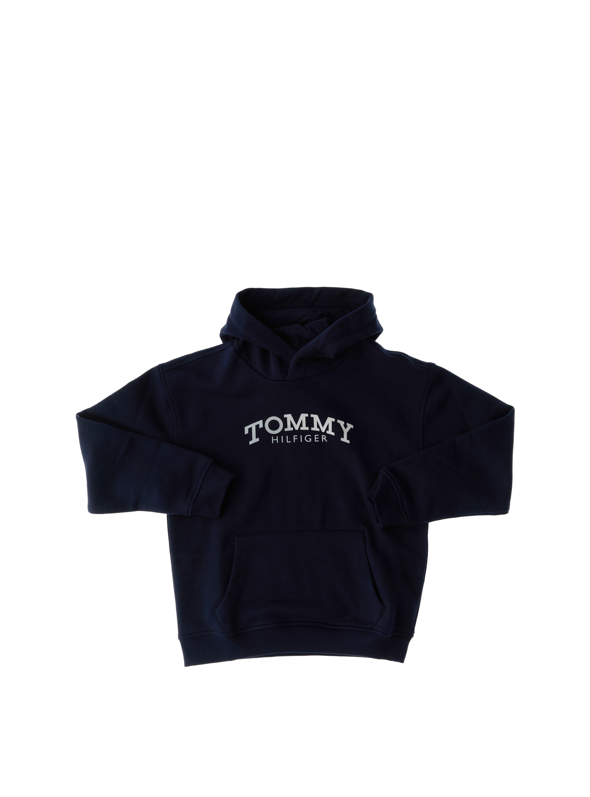 Felpa con cappuccio BLU NAVY 14