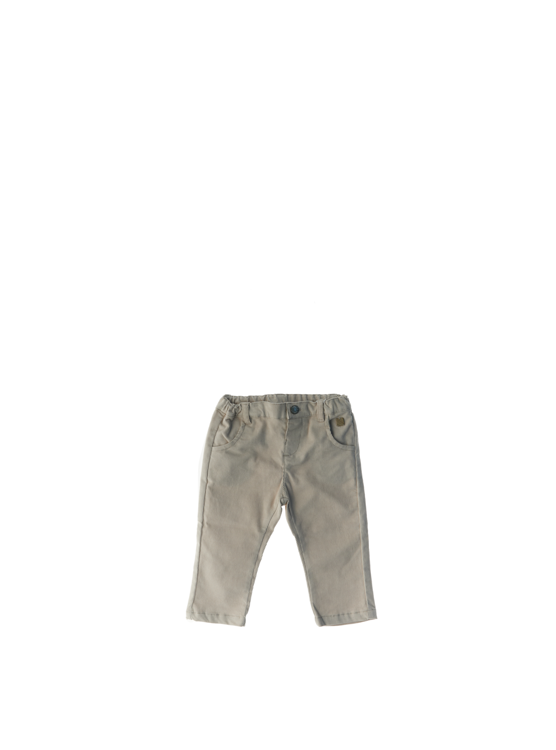 Pantalone velluto costine BEIGE
