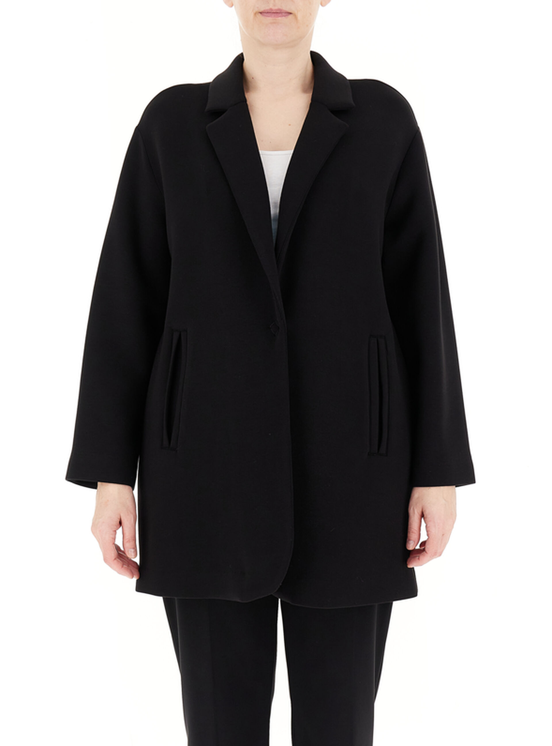 Cappotto monopetto NERO