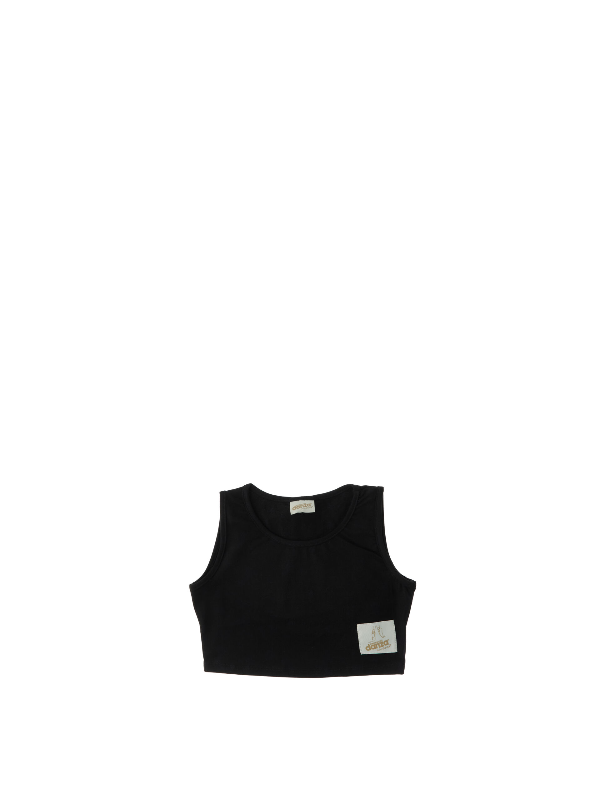 Canotta cropped NERO