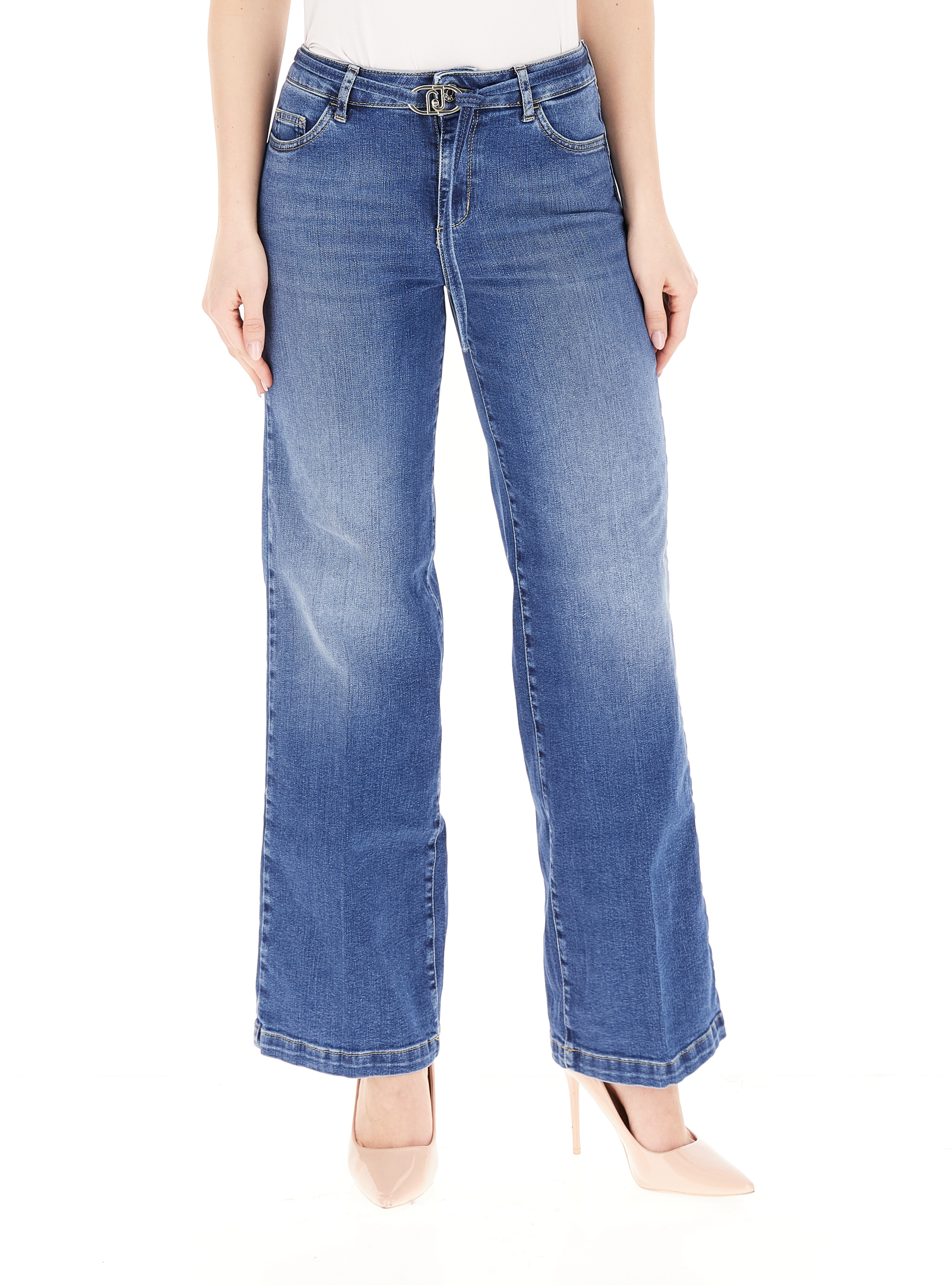 LIU JO Jeans con cintura BLU