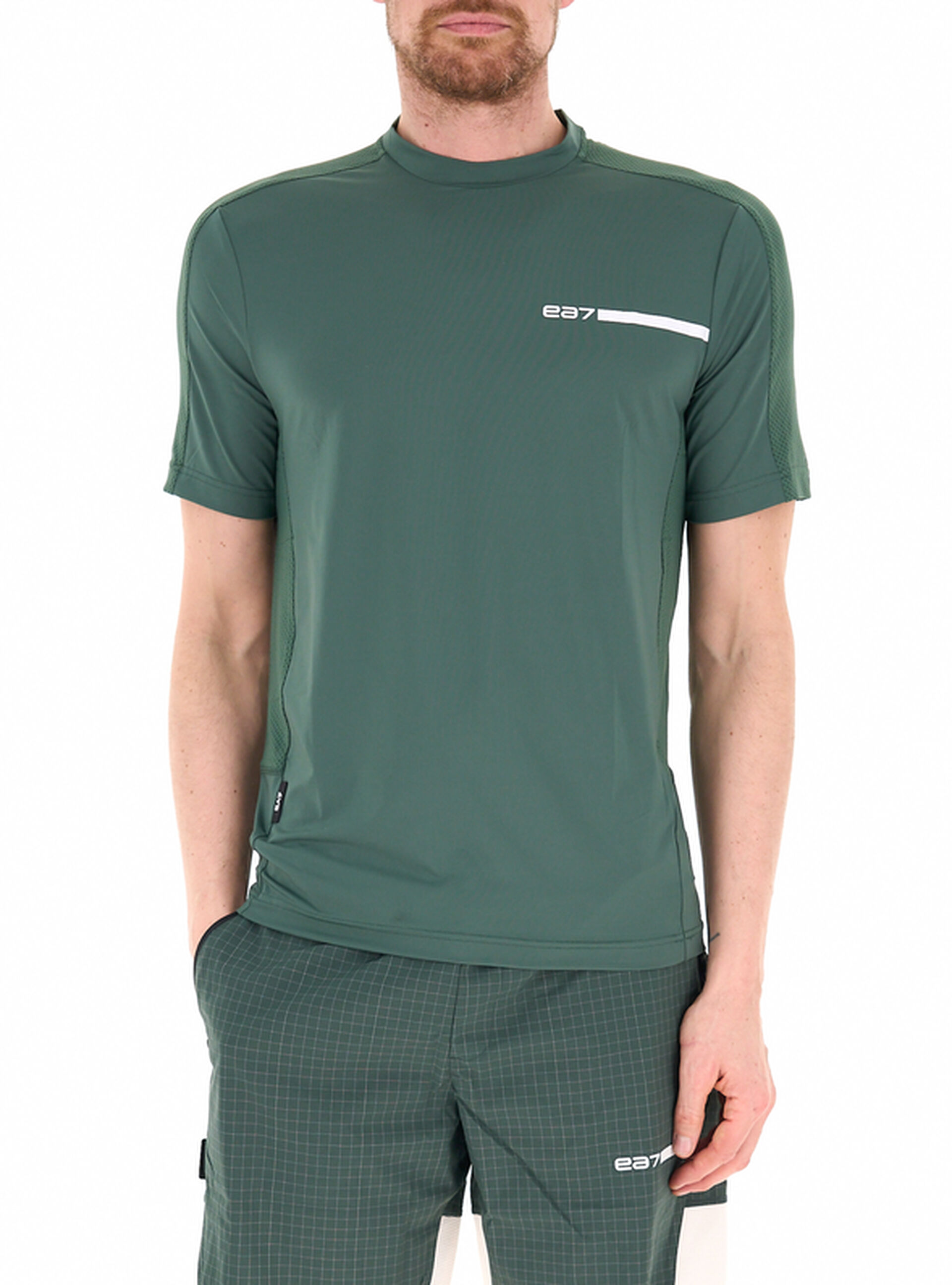 T-shirt girocollo VERDE MILITARE XXL