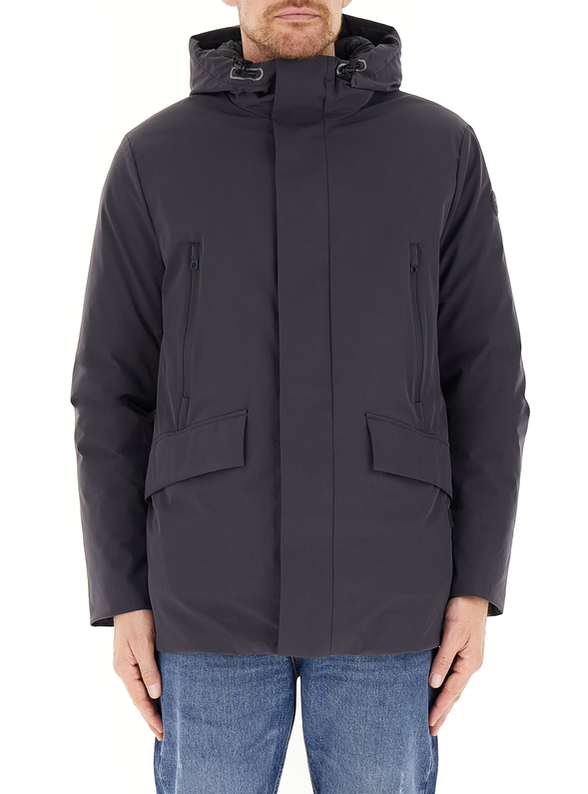 CAPE HORN Parka con cappuccio NERO