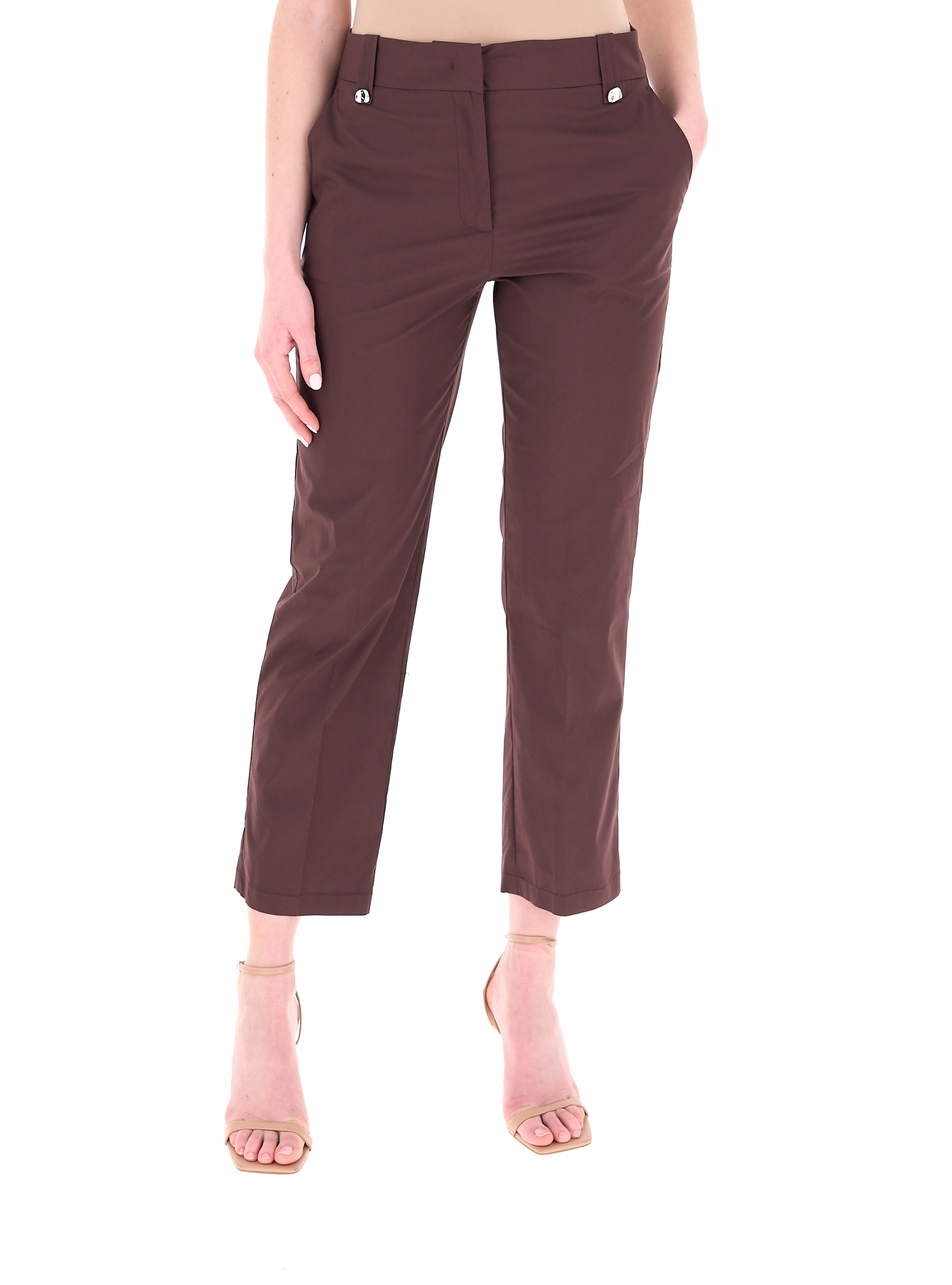Pantalone a sigaretta MARRONE