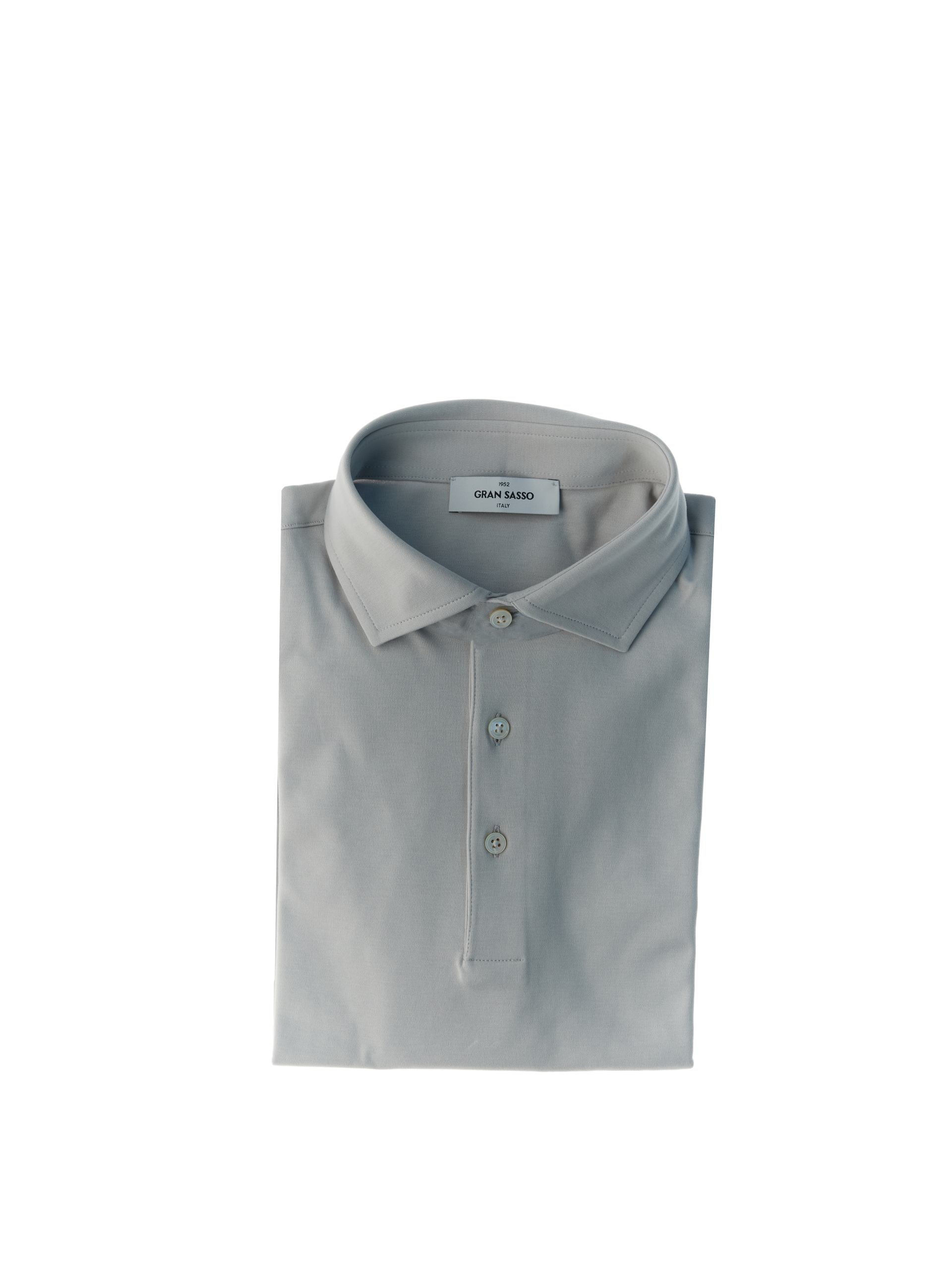 Polo in cotone GRIGIO CHIARO 52