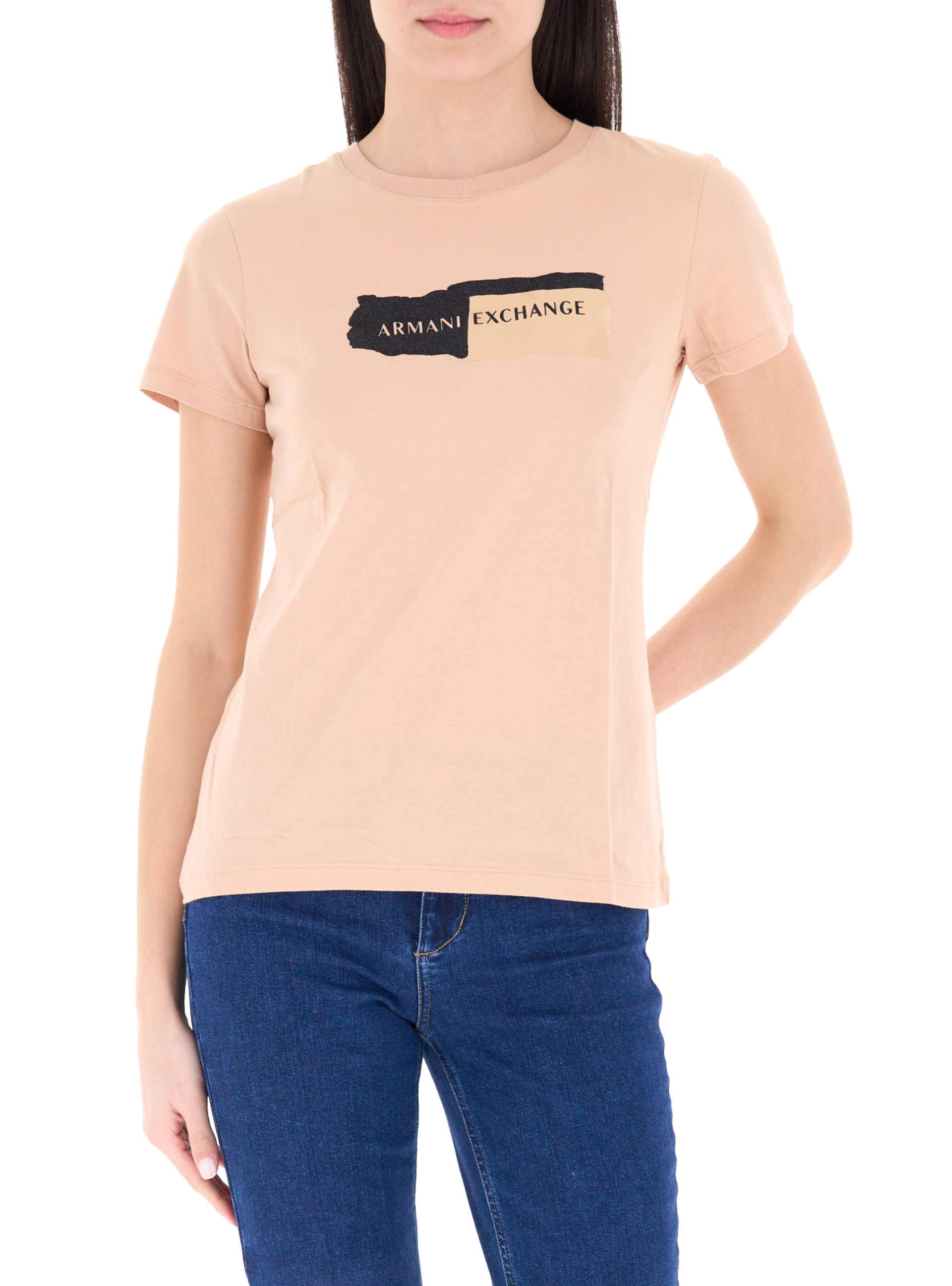 T-shirt girocollo ROSA CARNE L