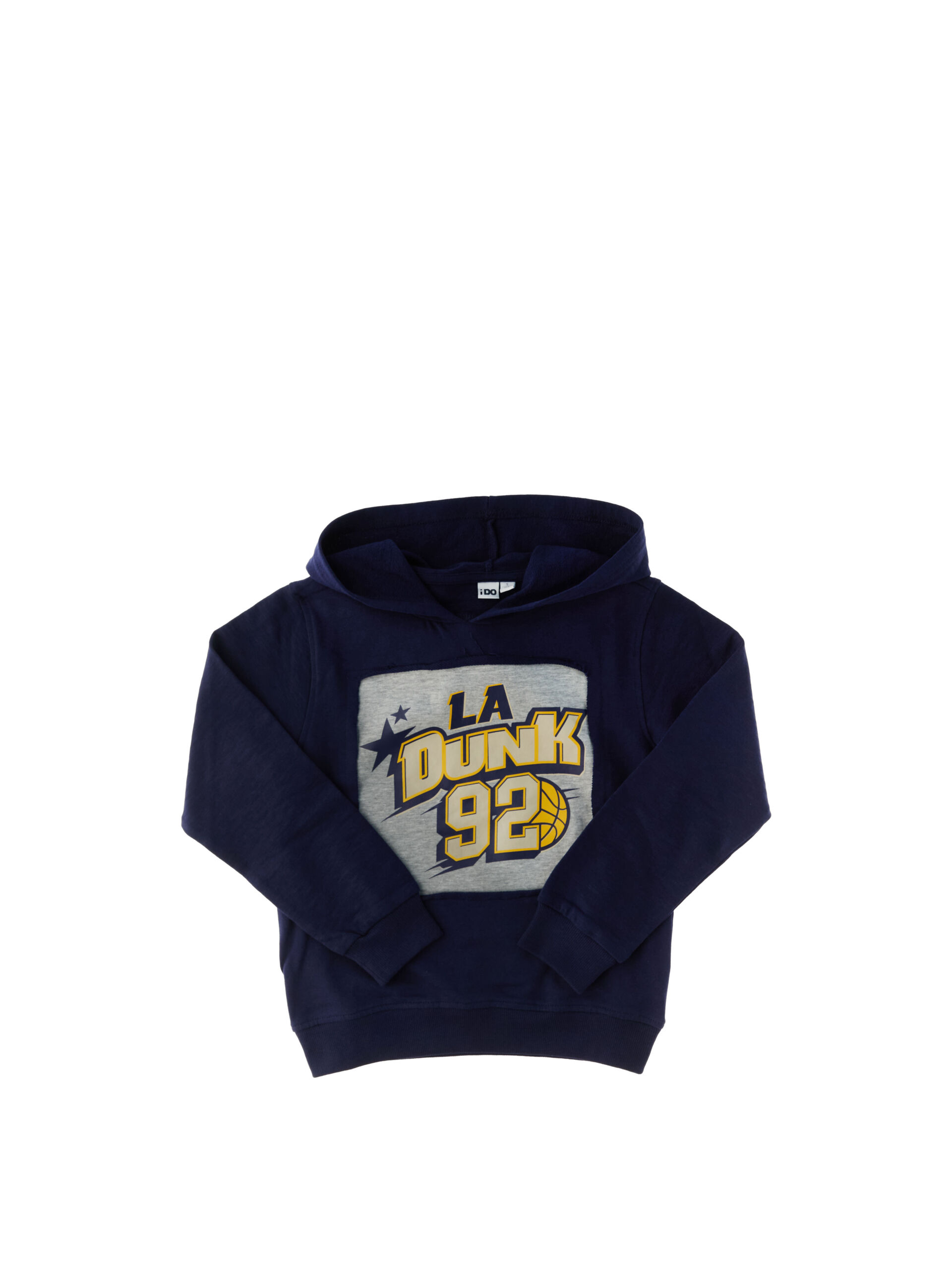 IDO Felpa con cappuccio BLU NAVY L