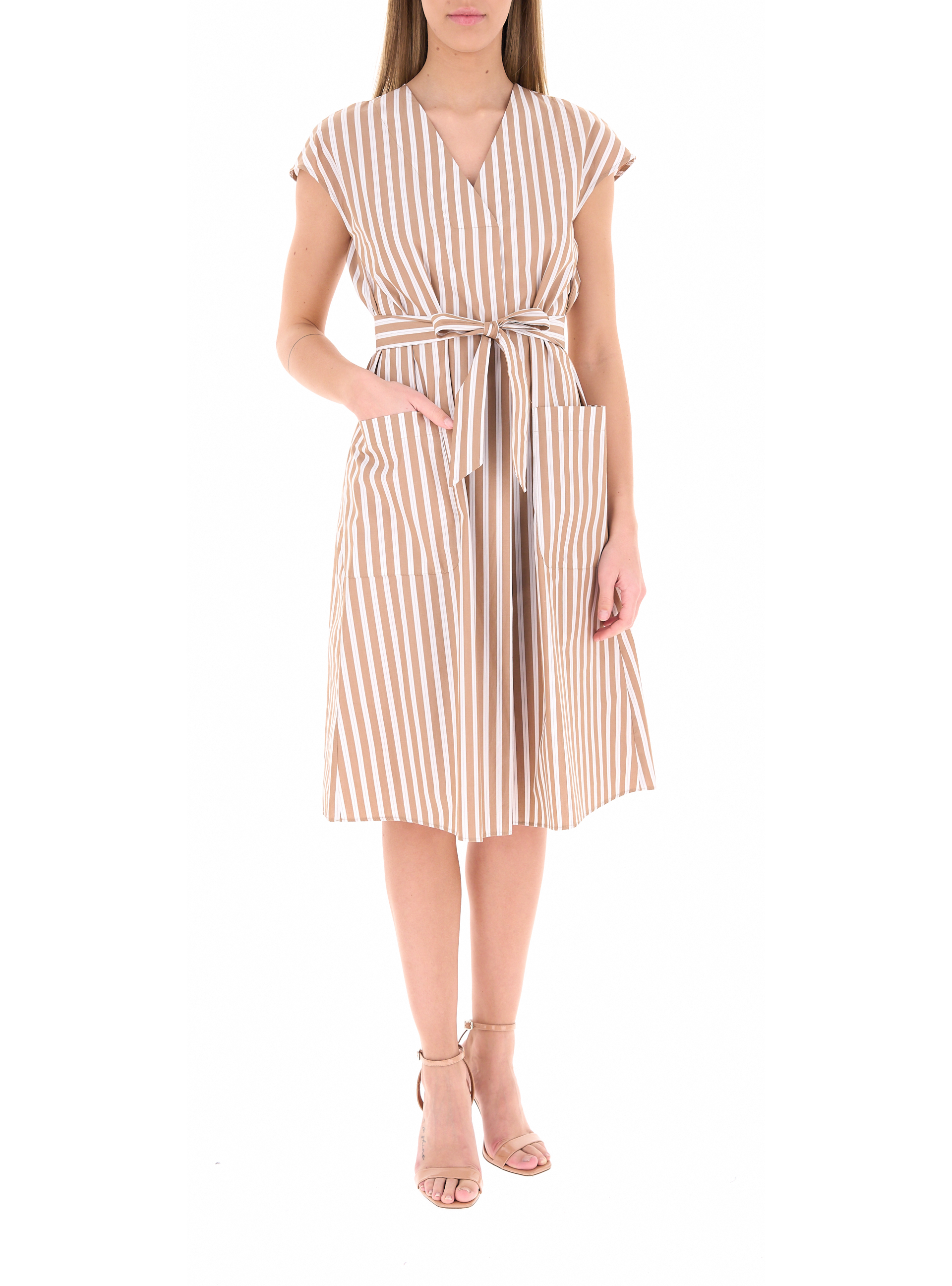 Abito in cotone BEIGE 42